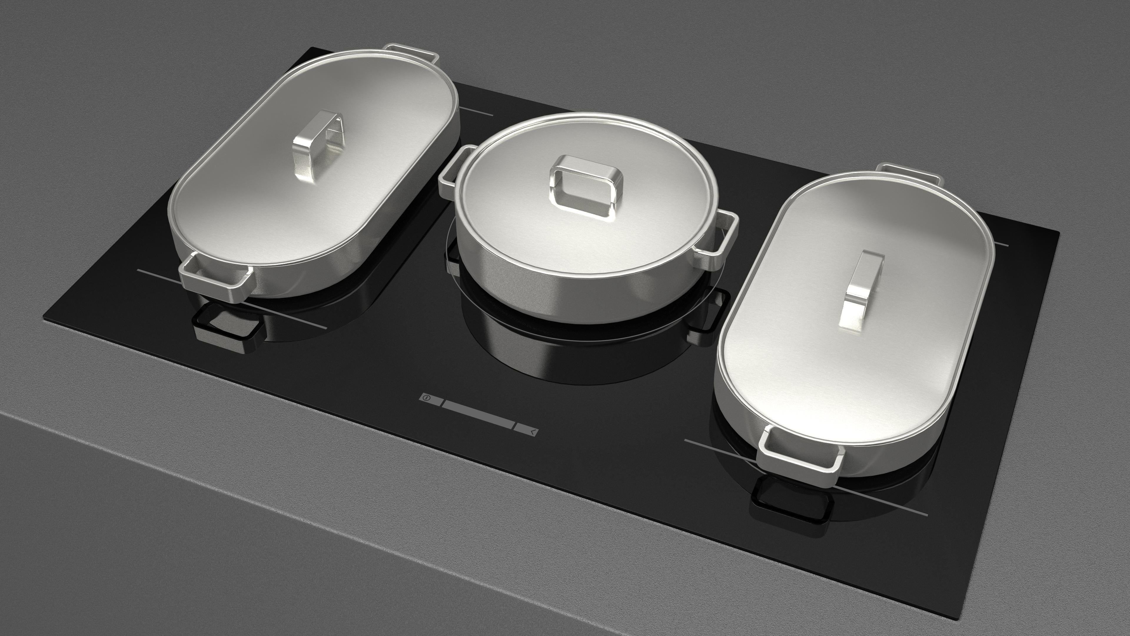 Fulgor Milano 90 Induction Hob - FSH 905 ID WT BK