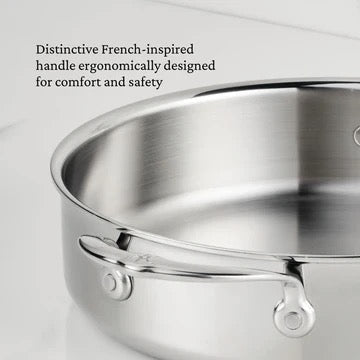 Hestan ProBond Luxe Stainless Steel Sauteuse Braiser & Lid - 26cm