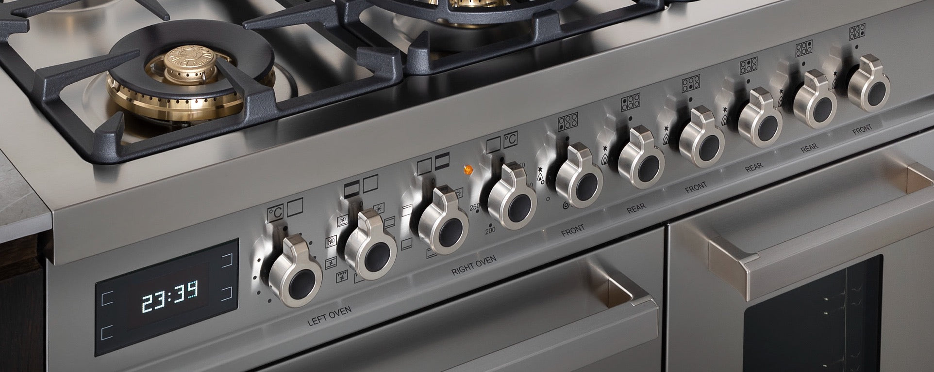 Bertazzoni Professional Series 120 cm 6-burner + griddle, Electric Double Oven
