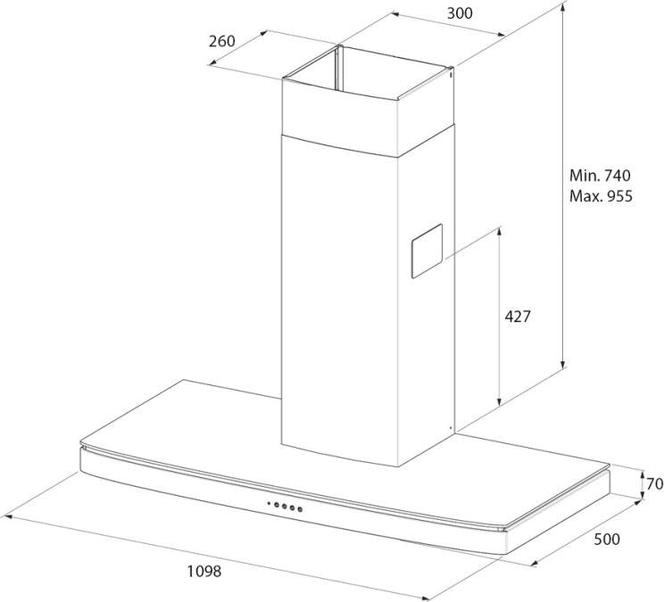 Rangemaster Elite 110 Cooker Hood
