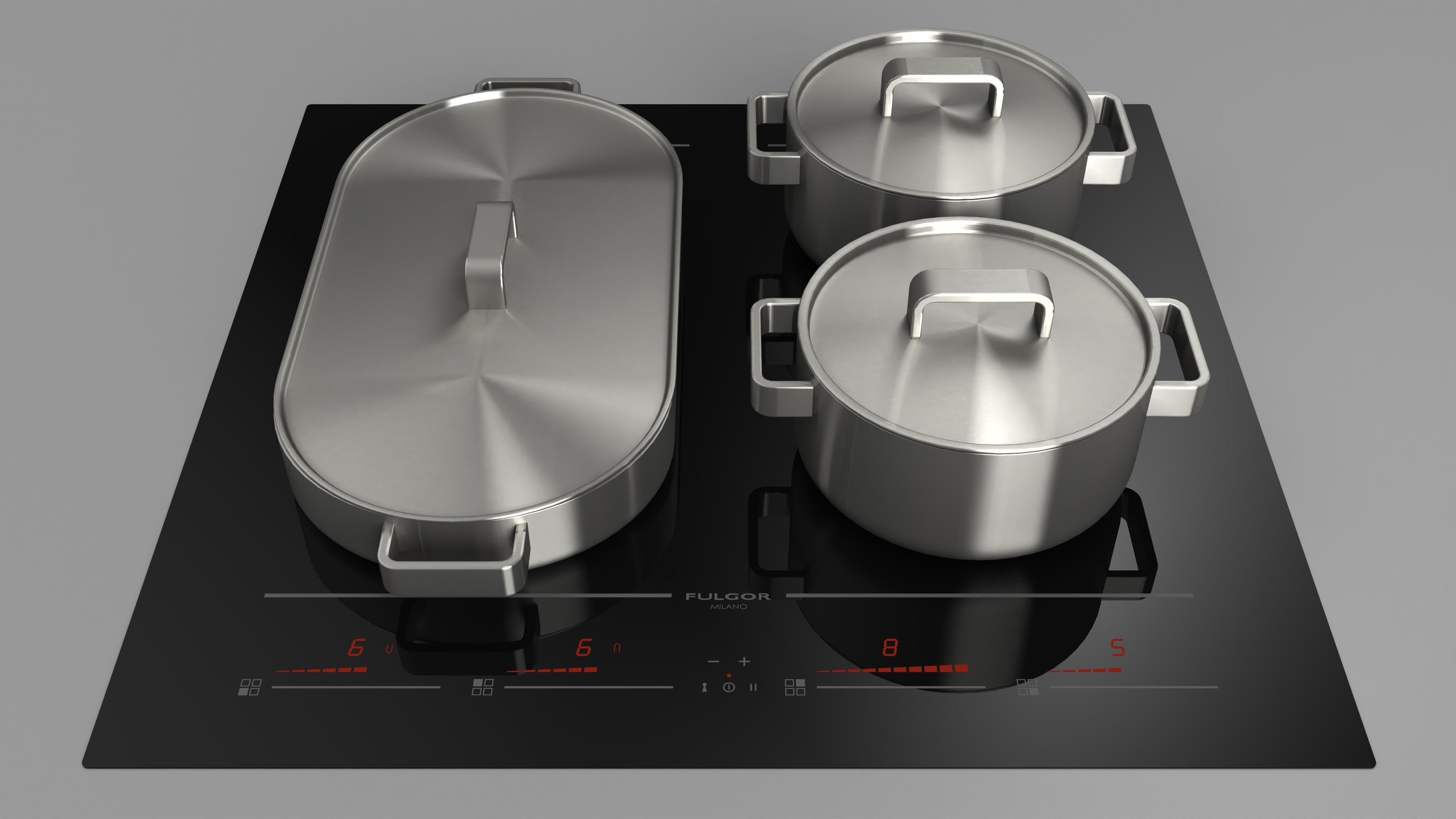 Fulgor Milano 60 Induction Hob - FCH 604 ID TS BK