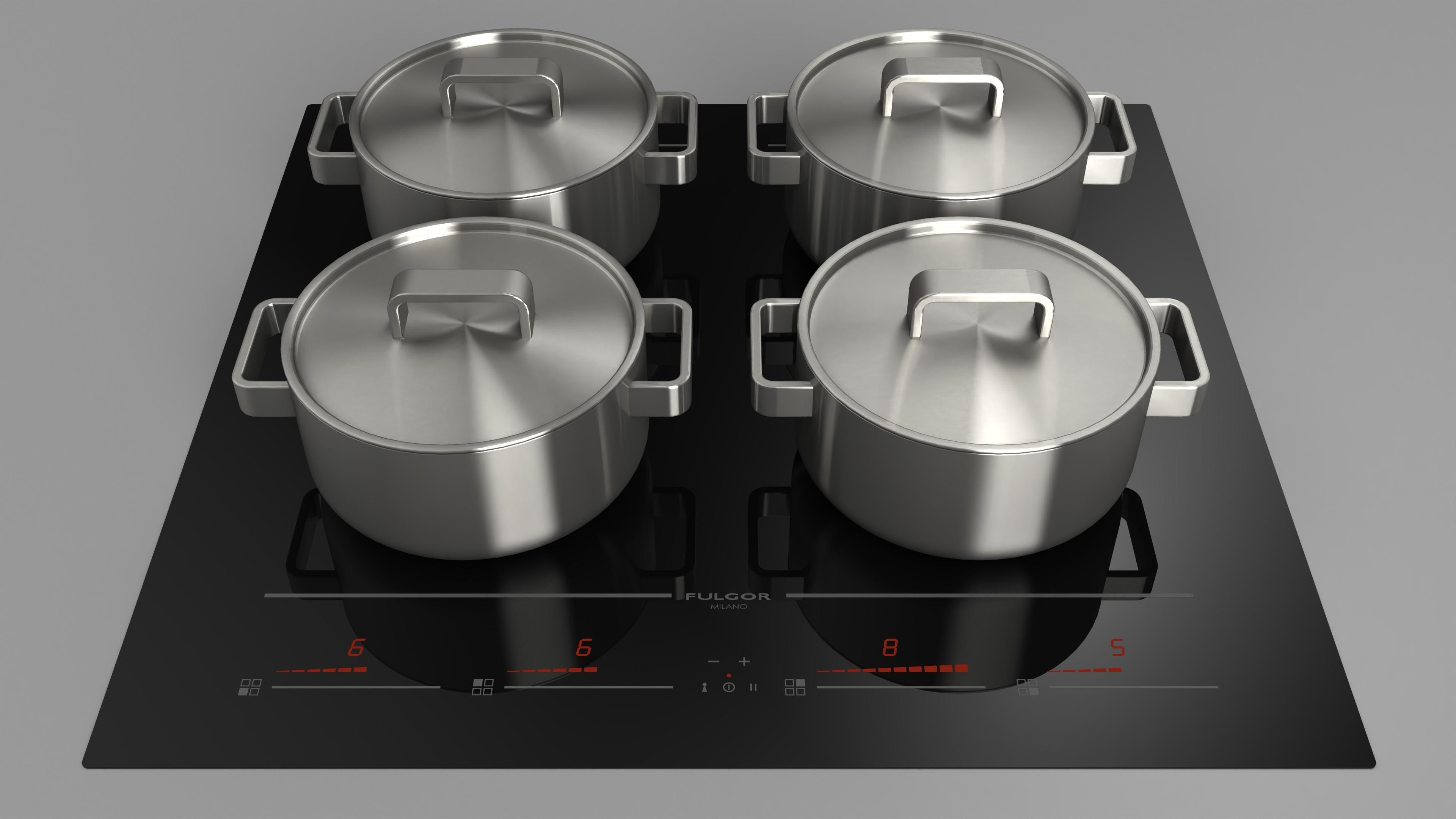 Fulgor Milano 60 Induction Hob - FCH 604 ID TS BK