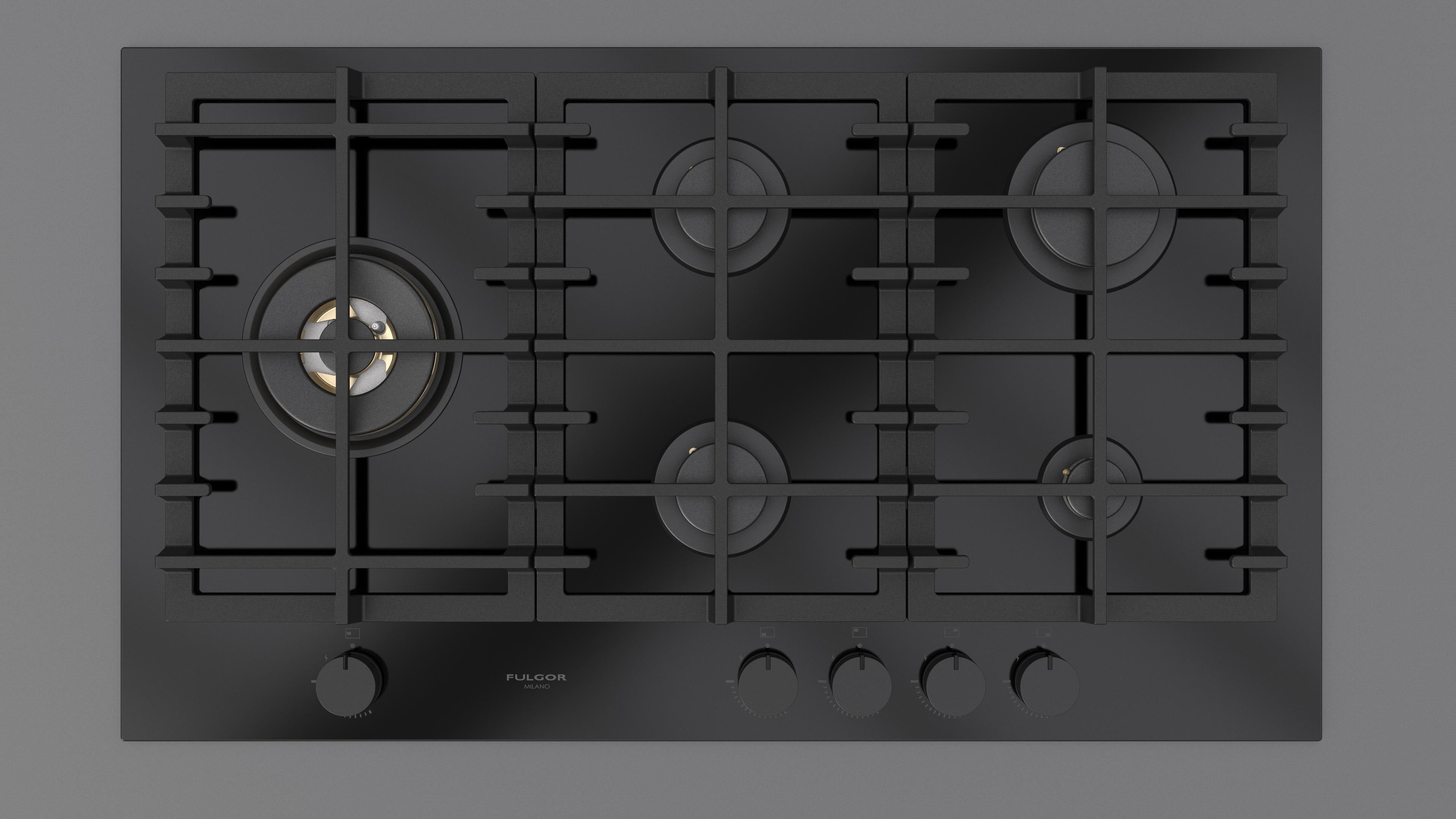 Fulgor Milano 90 Gas Hob - FPH 905 G WK BKG