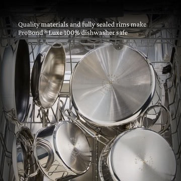 Hestan ProBond Luxe Stainless Steel Sauteuse Braiser & Lid - 26cm