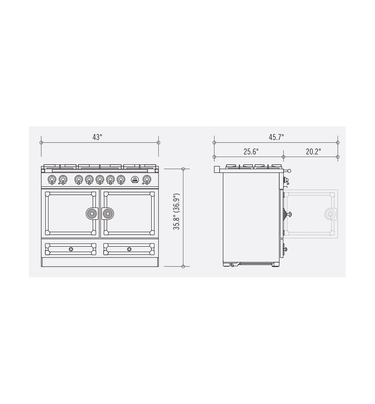 La Cornue Cornufé 110 Dual Fuel Range Cooker