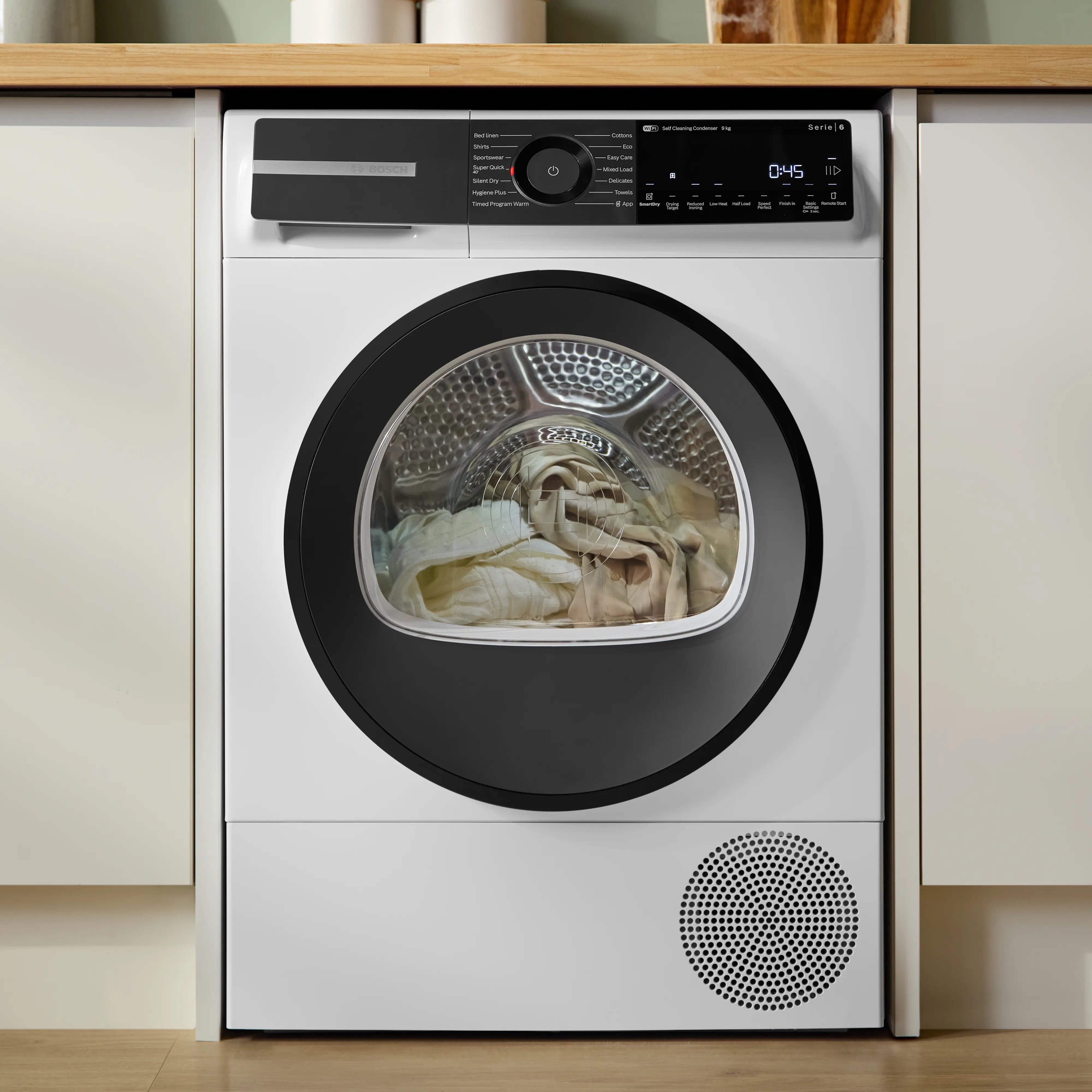 Bosch Series 6 Heat pump tumble dryer 9 kg - WQH246D9GB