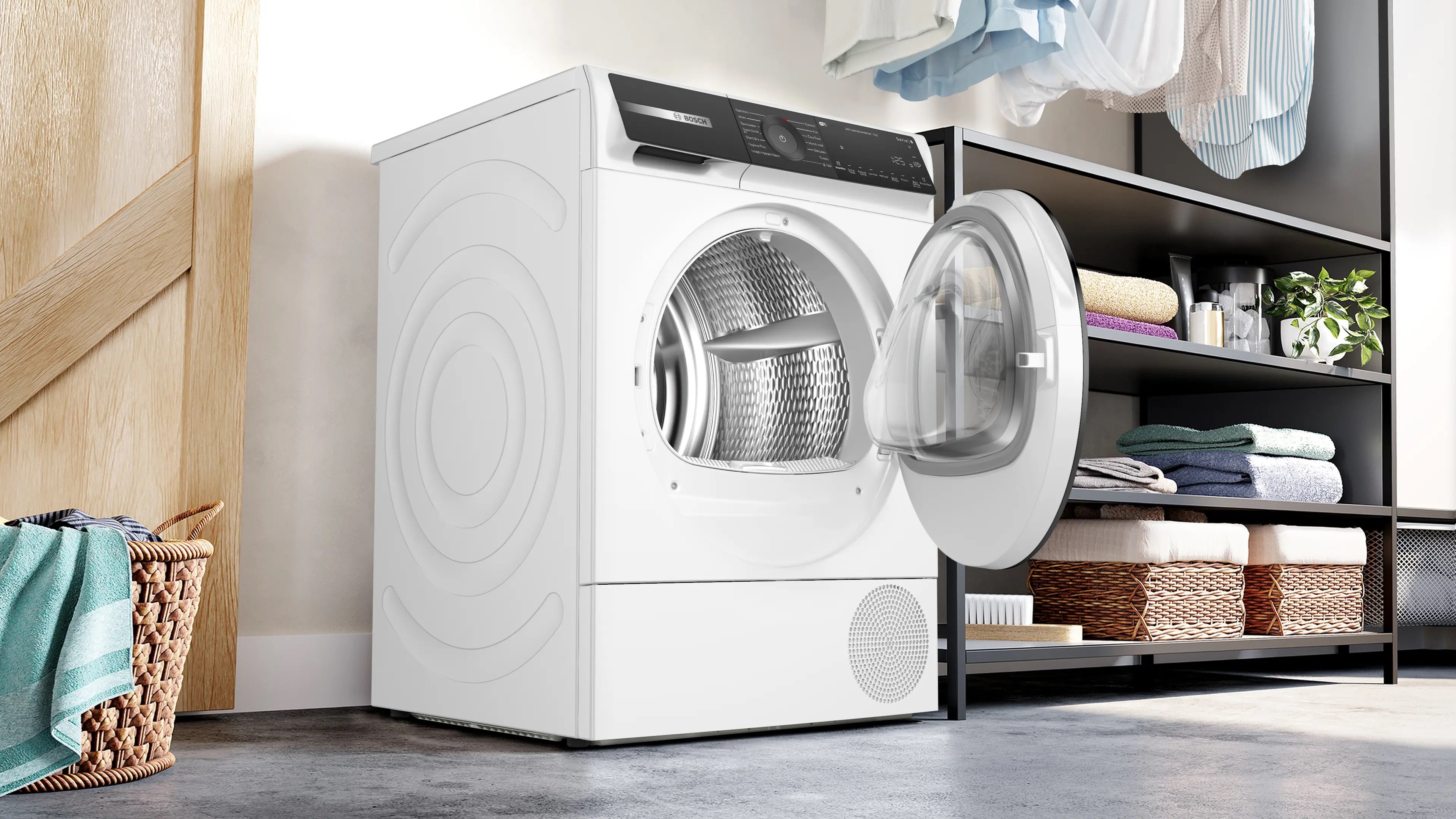 Bosch Series 6 Heat pump tumble dryer 9 kg - WQH246D9GB