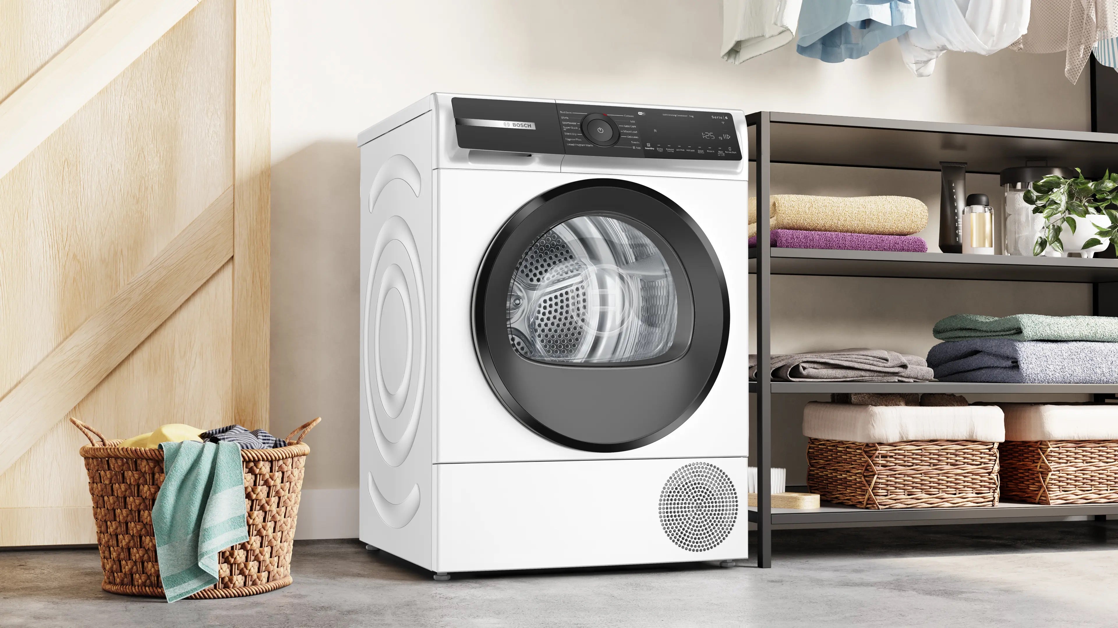 Bosch Series 6 Heat pump tumble dryer 9 kg - WQH246D9GB