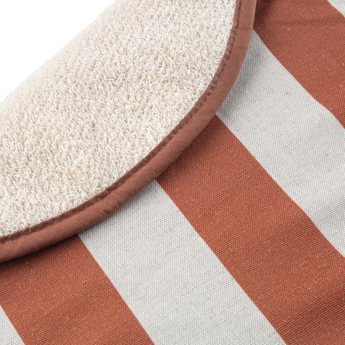 AGA Driftwood Brown Stripe Chefs' Pad