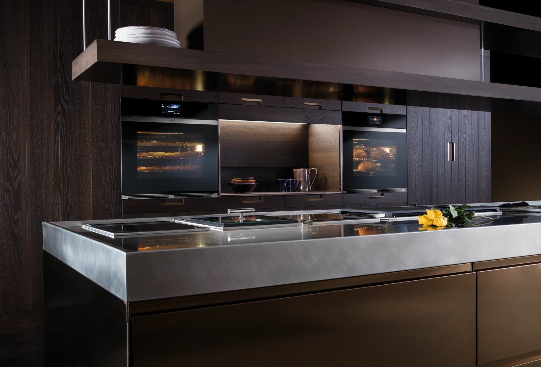 Wolf M Series Contemporary Black Glass Single Oven ICBSO3050CM/B