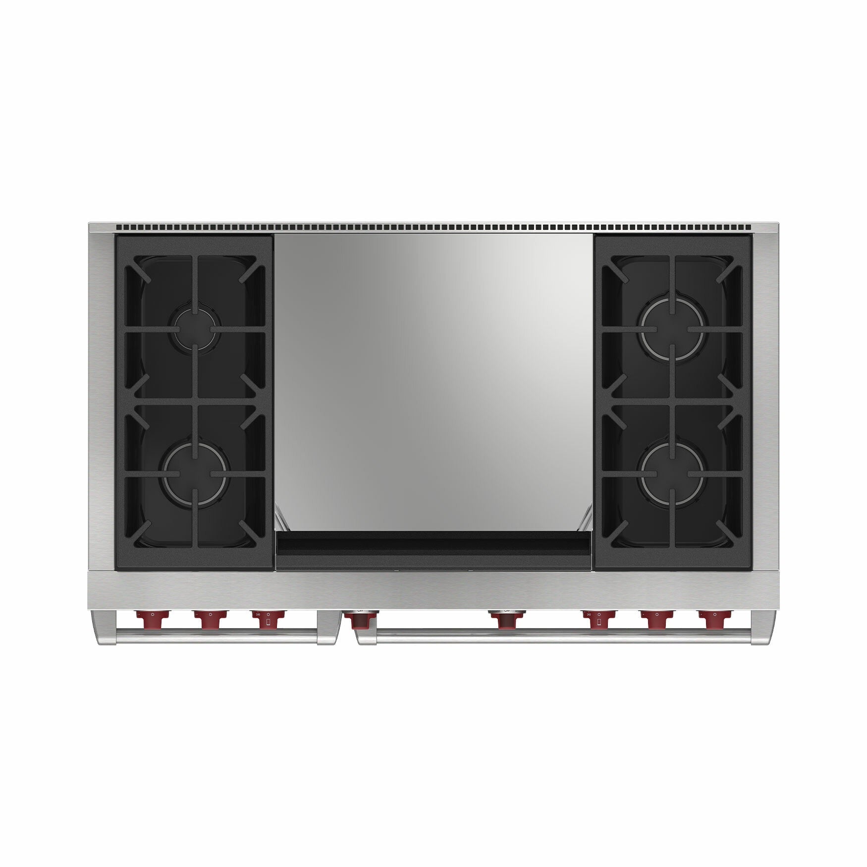 Wolf Dual Fuel Range, 4 Burner with Double Griddle ICBDF48450DG/S/P