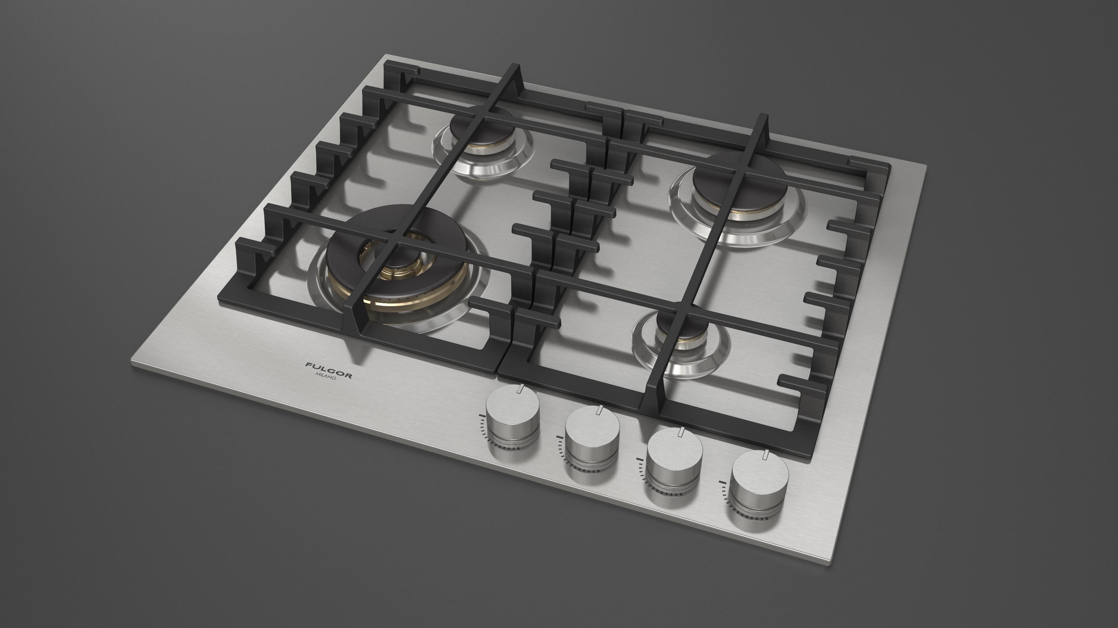 Fulgor Milano 60cm Gas Hob - FPH 604 G WK X