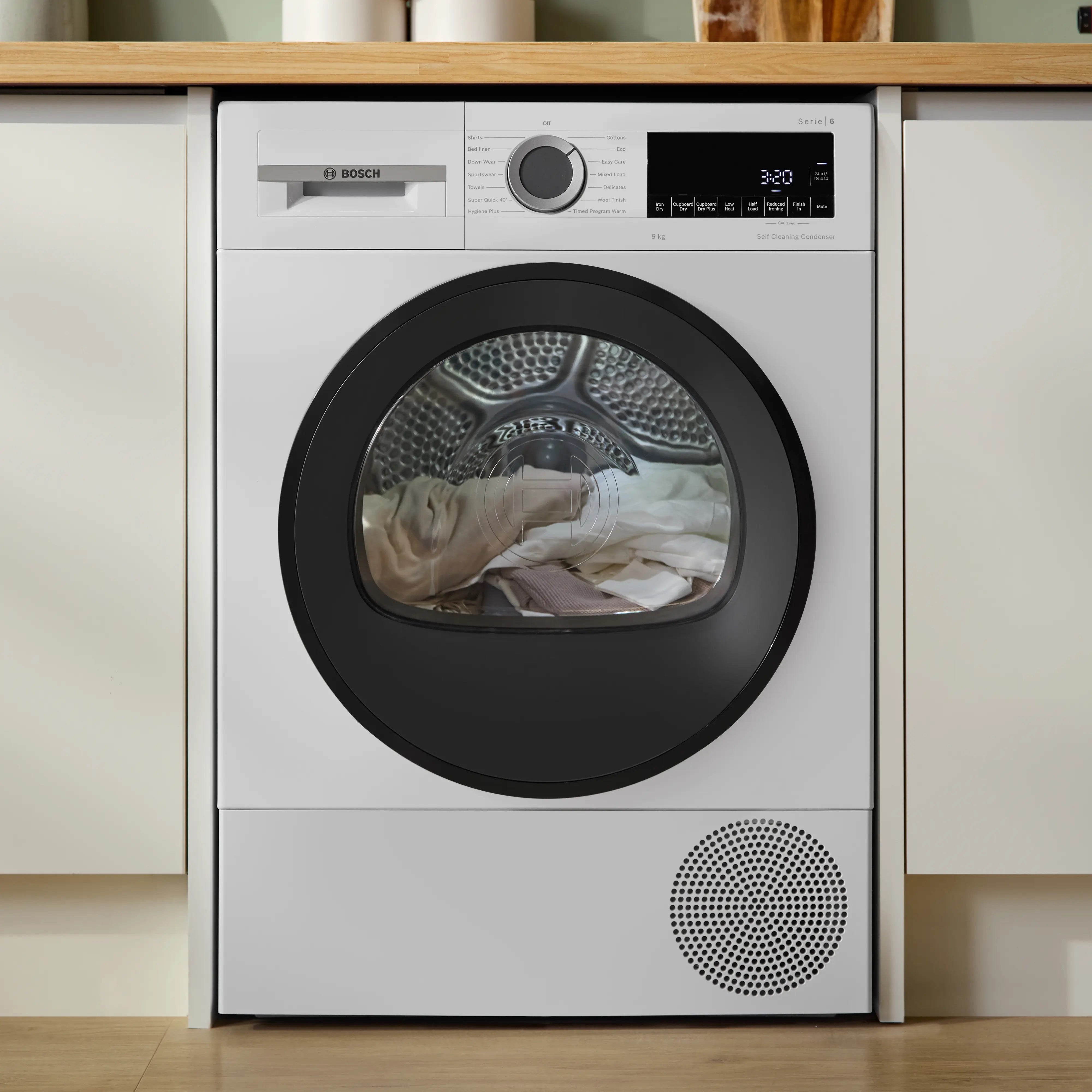 Bosch Series 6 Heat pump tumble dryer 9 kg - WQG24502GB