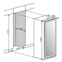 Mauve Wine Cabinet - WineStore 226