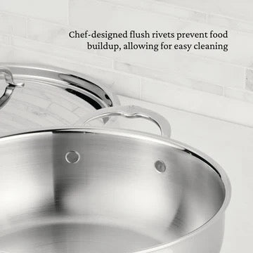 Hestan ProBond Luxe Induction Stainless Steel Essential Pan & Lid - 28cm