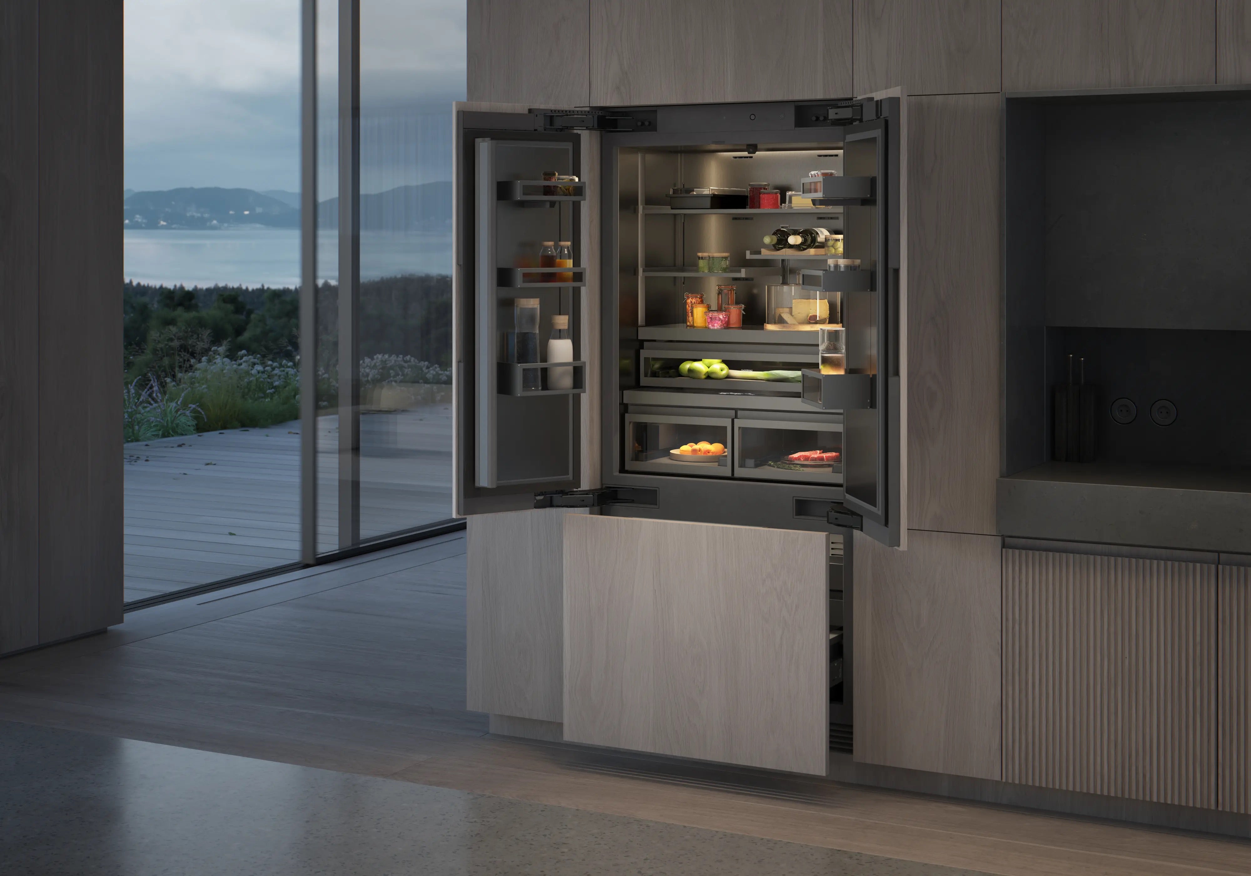 Gaggenau Vario cooling Expressive series Fridge-freezer combination 213.4 x 90 cm