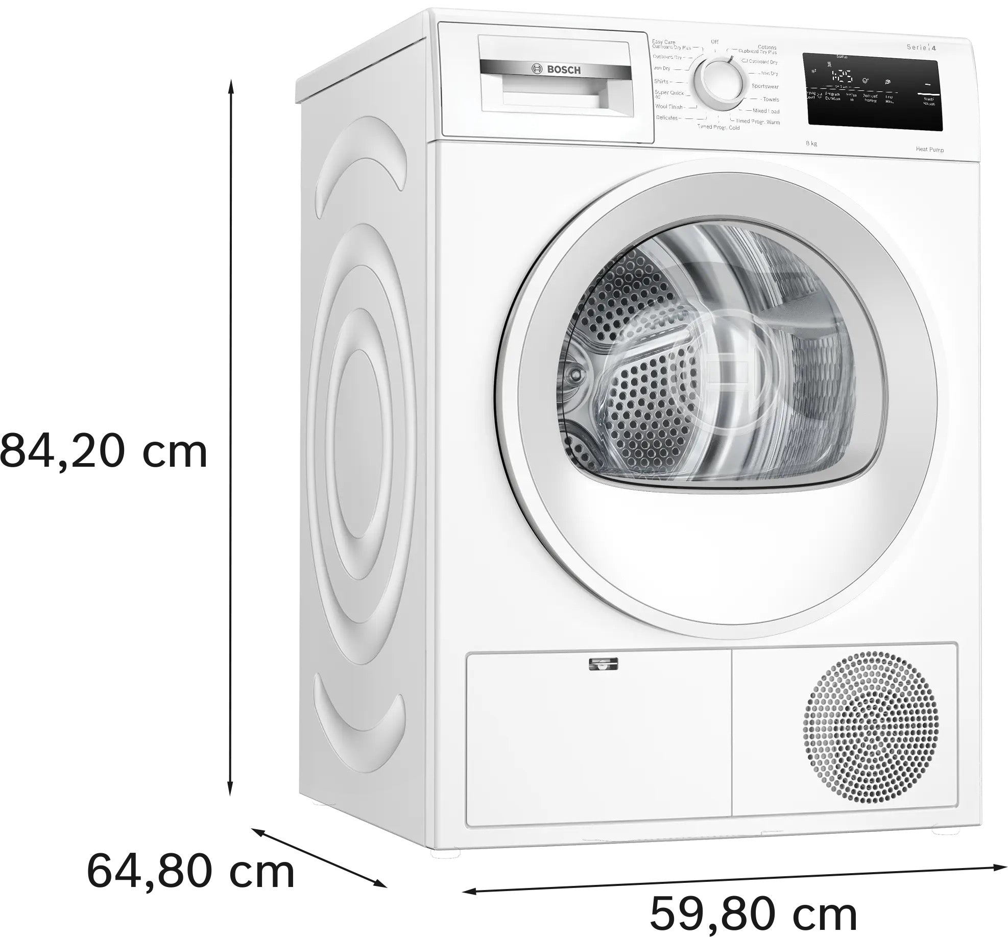 Bosch Series 4 Heat pump tumble dryer - WTH85225GB