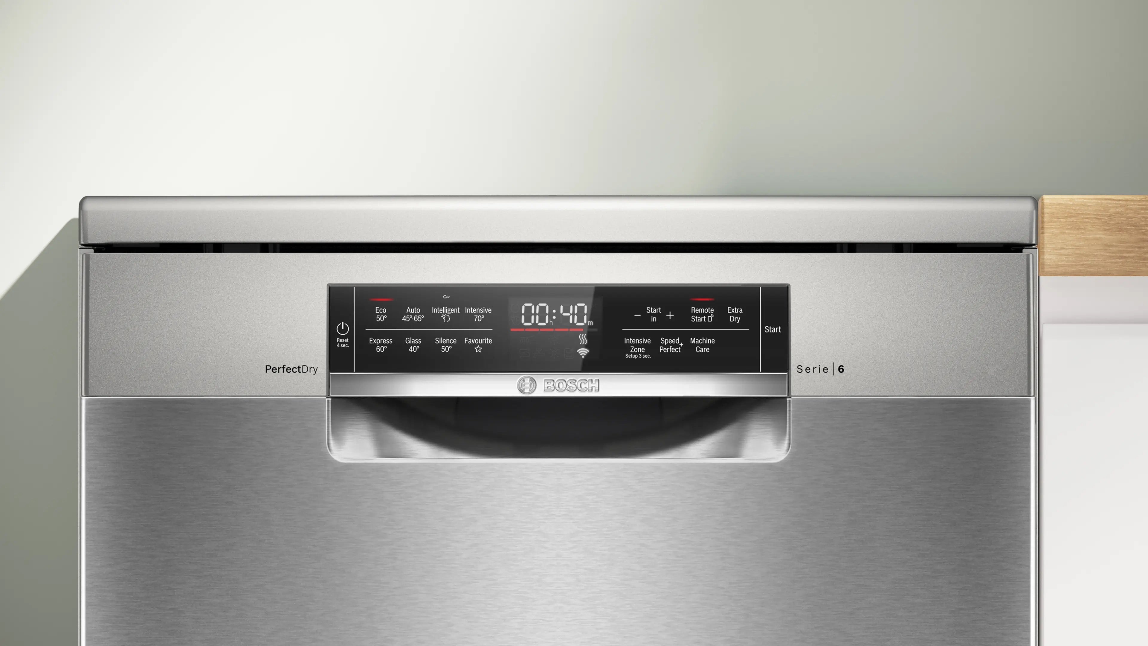 Bosch Series 6 Free-standing dishwasher 60 cm Brushed steel anti-fingerprint - SMS6TCI02G
