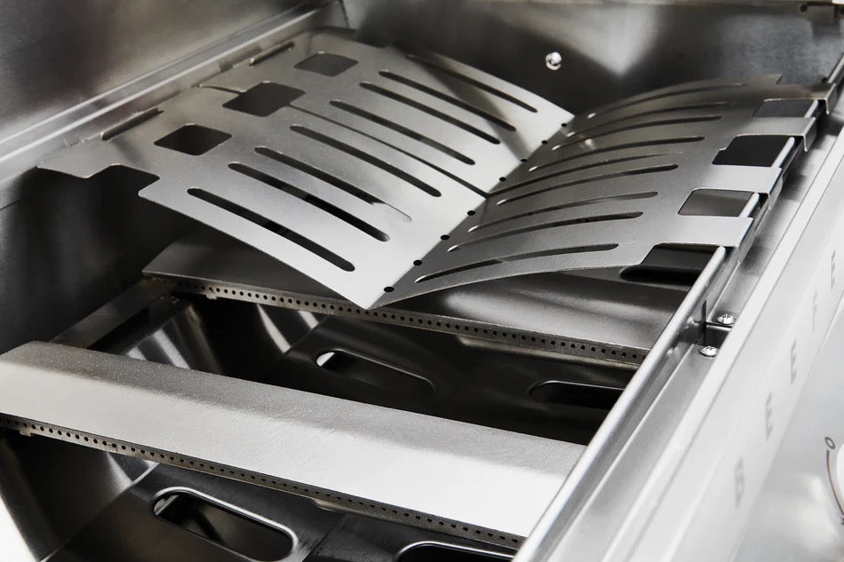 BeefEater 7000 Series Premium 5 Burner BBQ & Side Burner Trolley