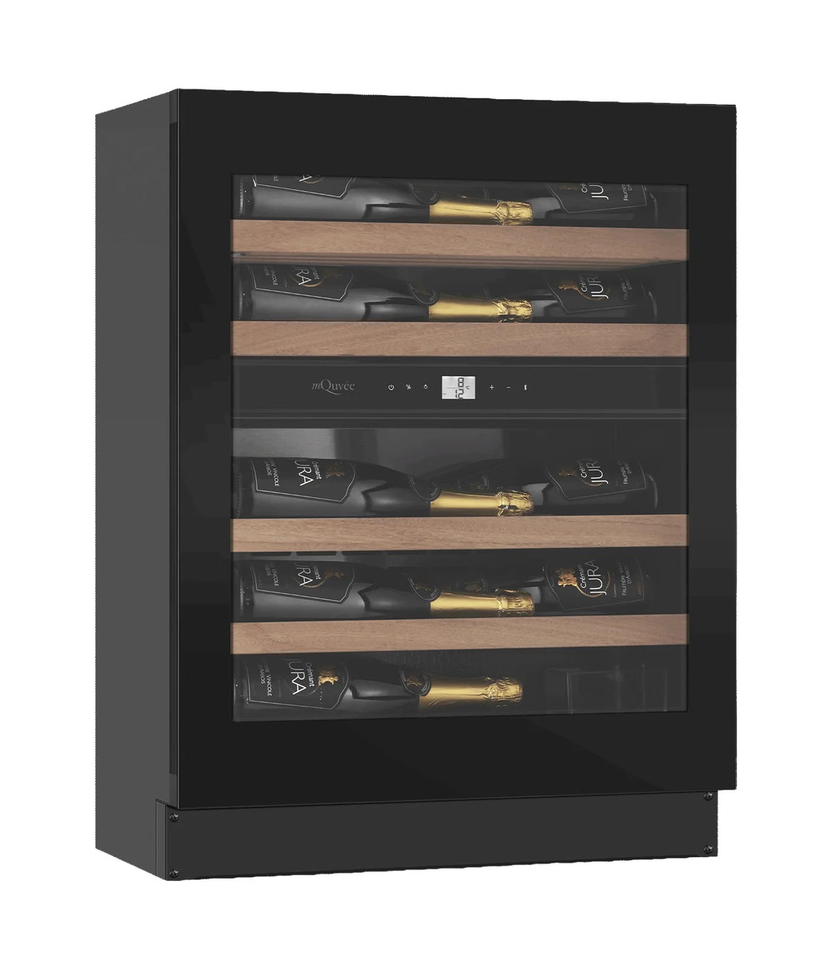 MQuvee Built-In Wine Fridge - WineCave Exclusive 700 60D Slim - Push/Pull