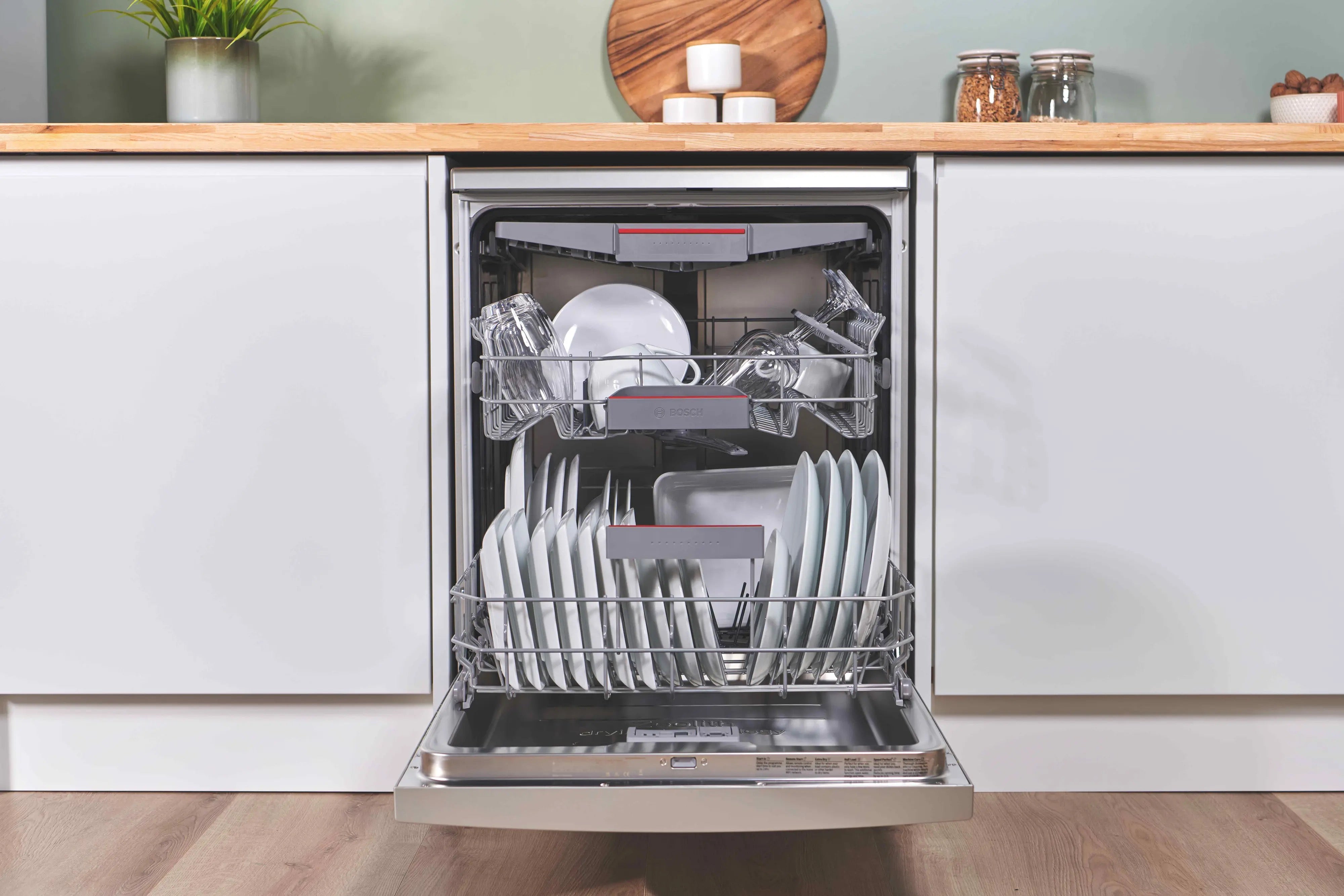 Bosch Series 6 Free-standing dishwasher 60 cm Brushed steel anti-fingerprint - SMS6ZCI10G
