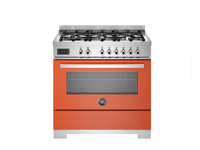 Bertazzoni Professional 90 cm 6-Burner, Electric Oven