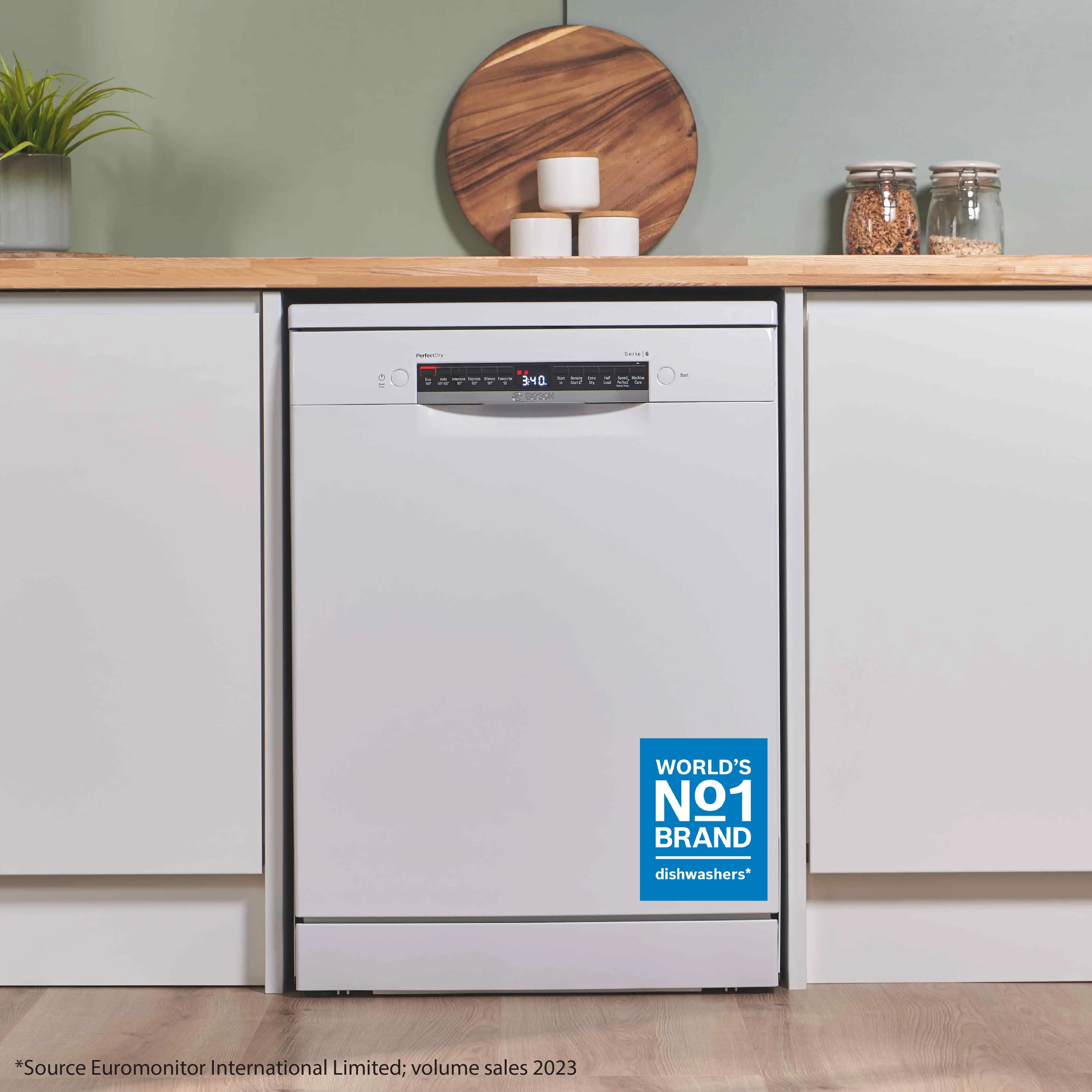 Bosch Series 6 Free-standing dishwasher 60 cm White - SMS6ZCW10G