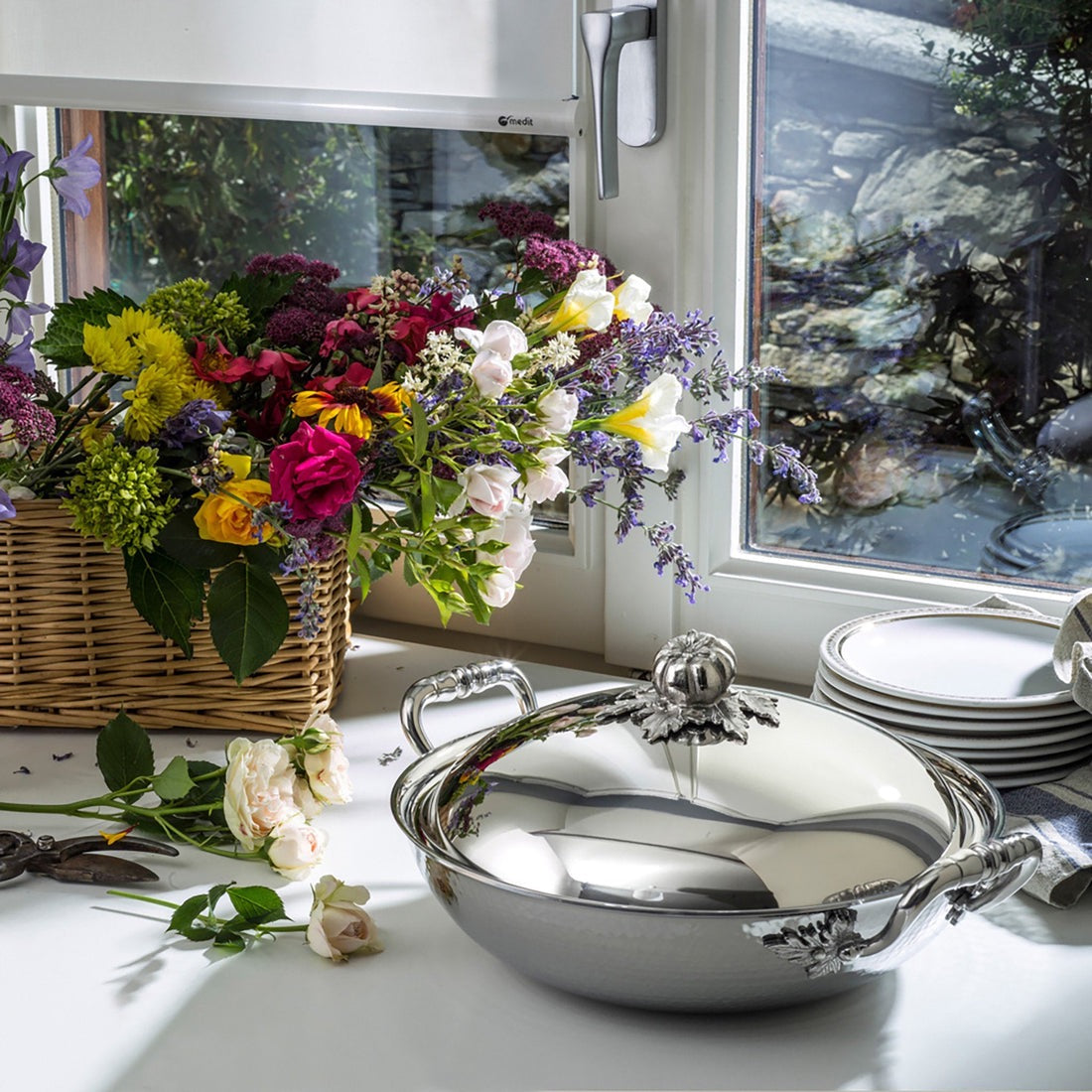 Ruffoni Opus Prima Covered Bowl Pan - 30cm/4.5L