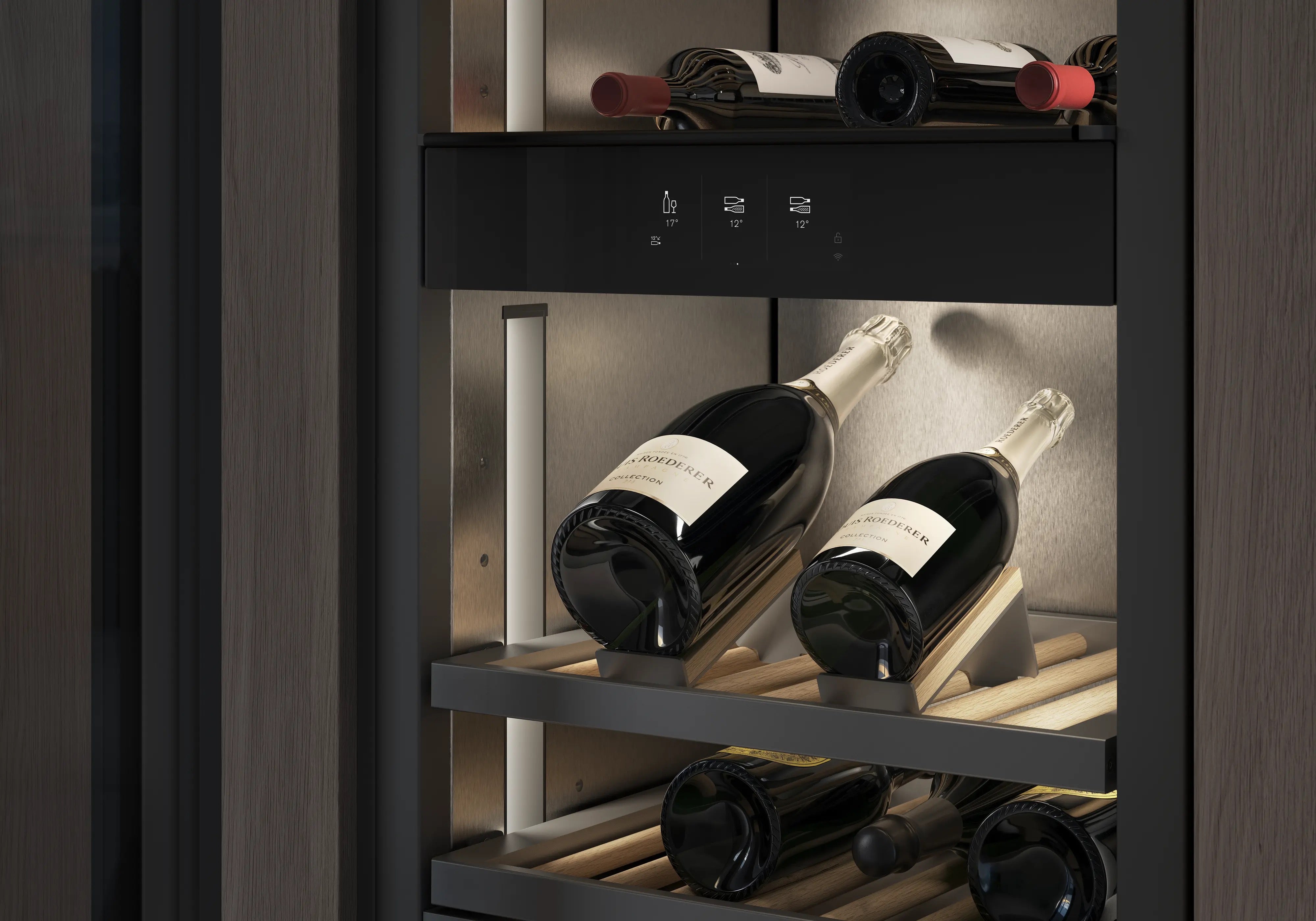 Gaggenau Vario cooling Expressive series wine climate cabinet 213.4 x 61 cm
