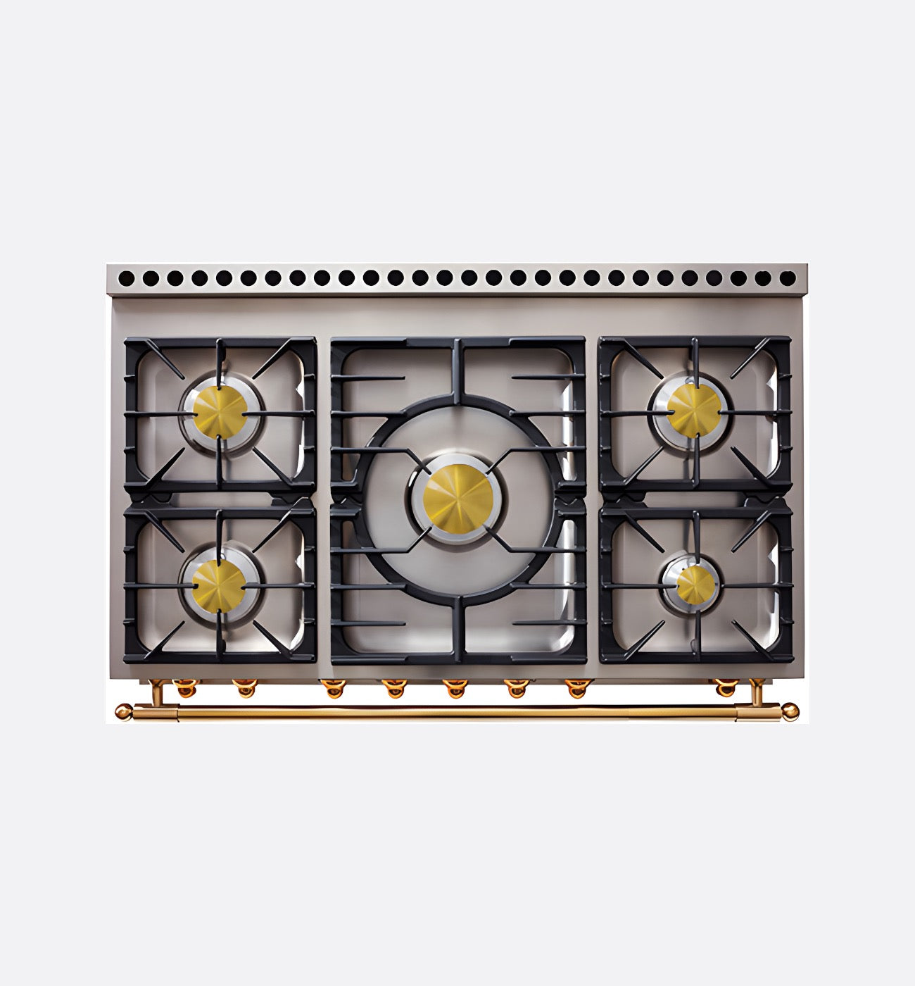 La Cornue Cornufe 110 Brass Burner Covers