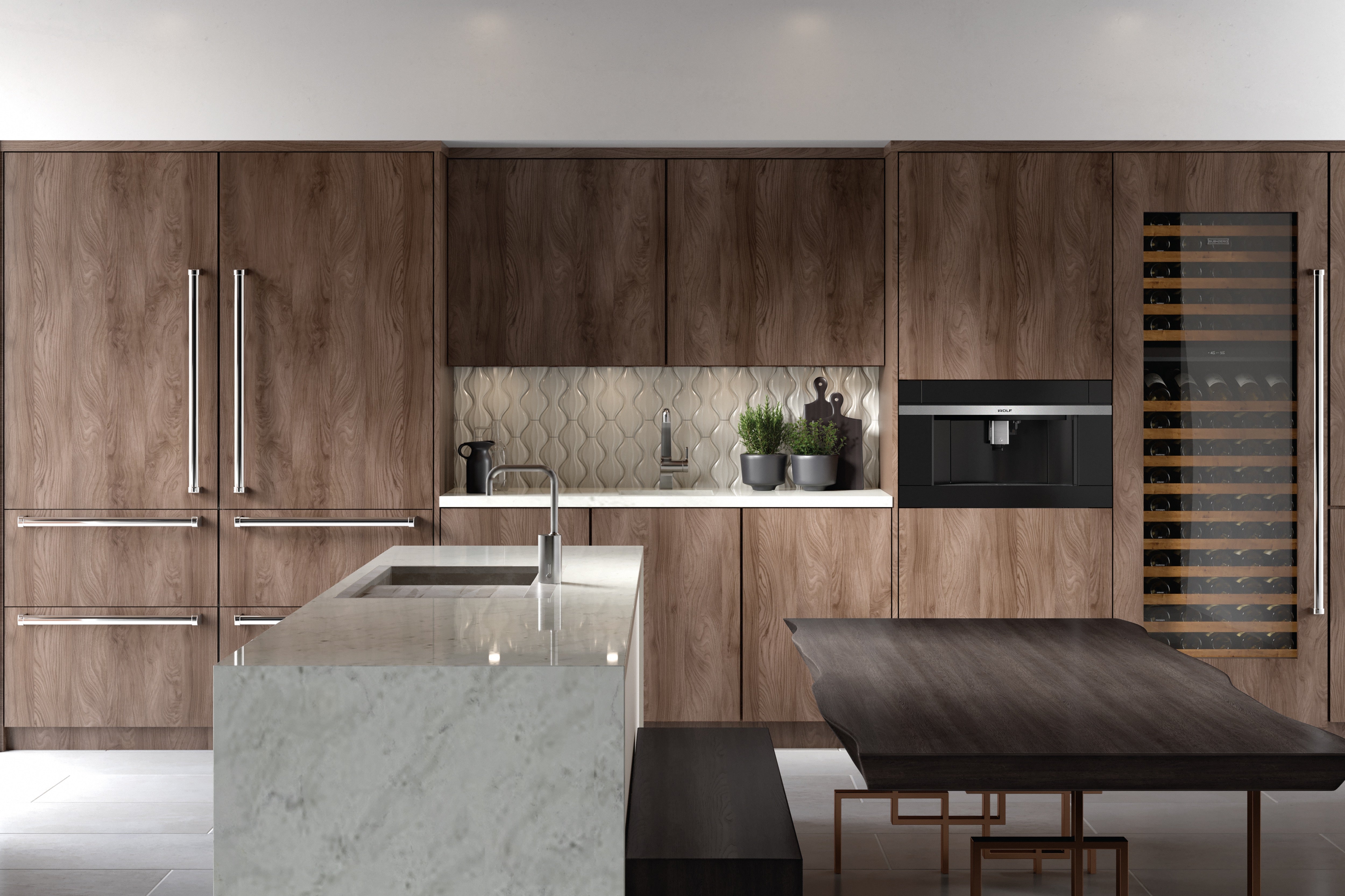 Wolf M Series Contemporary Black Coffee System ICBEC3050CM/B