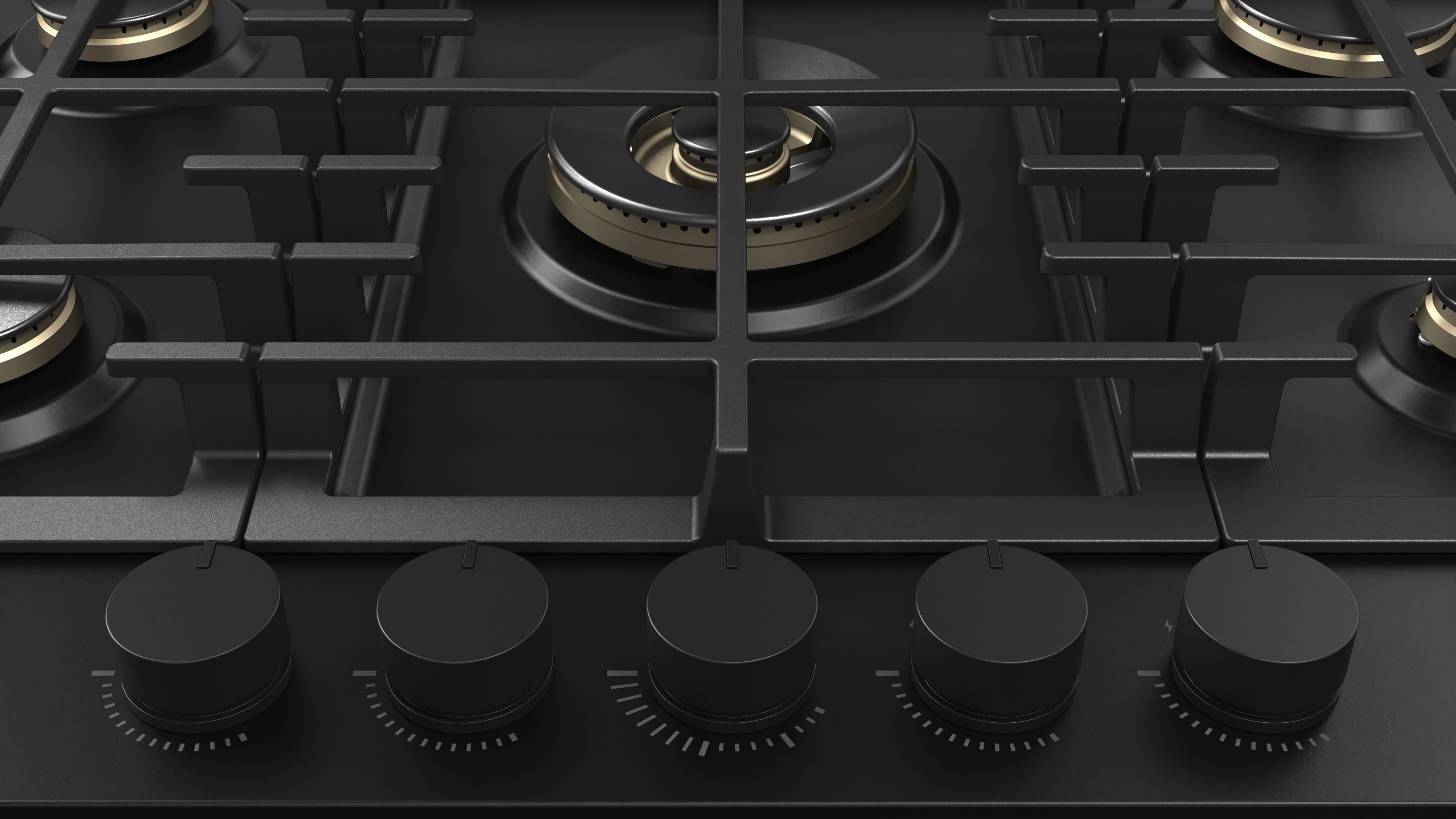 Fulgor Milano Urbantech 75cm Gas Hob - FUH 7541 G DWK MBK