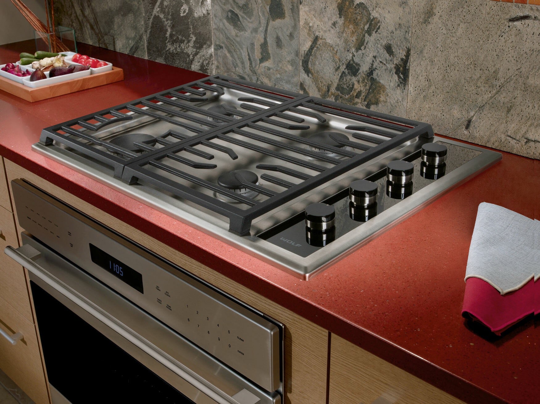 Wolf Transitional Gas Cooktop ICBCG304T/S