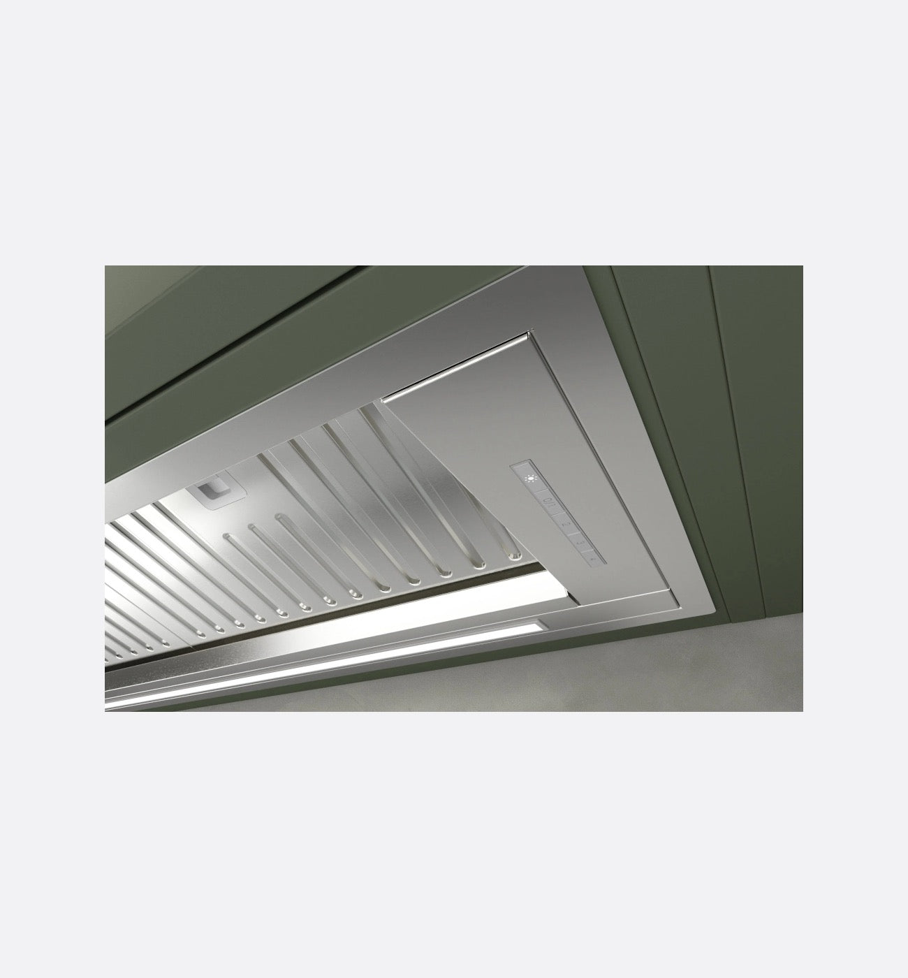 Lacanche 90cm Wide Stainless Steel Built-In Slimline Canopy Hood