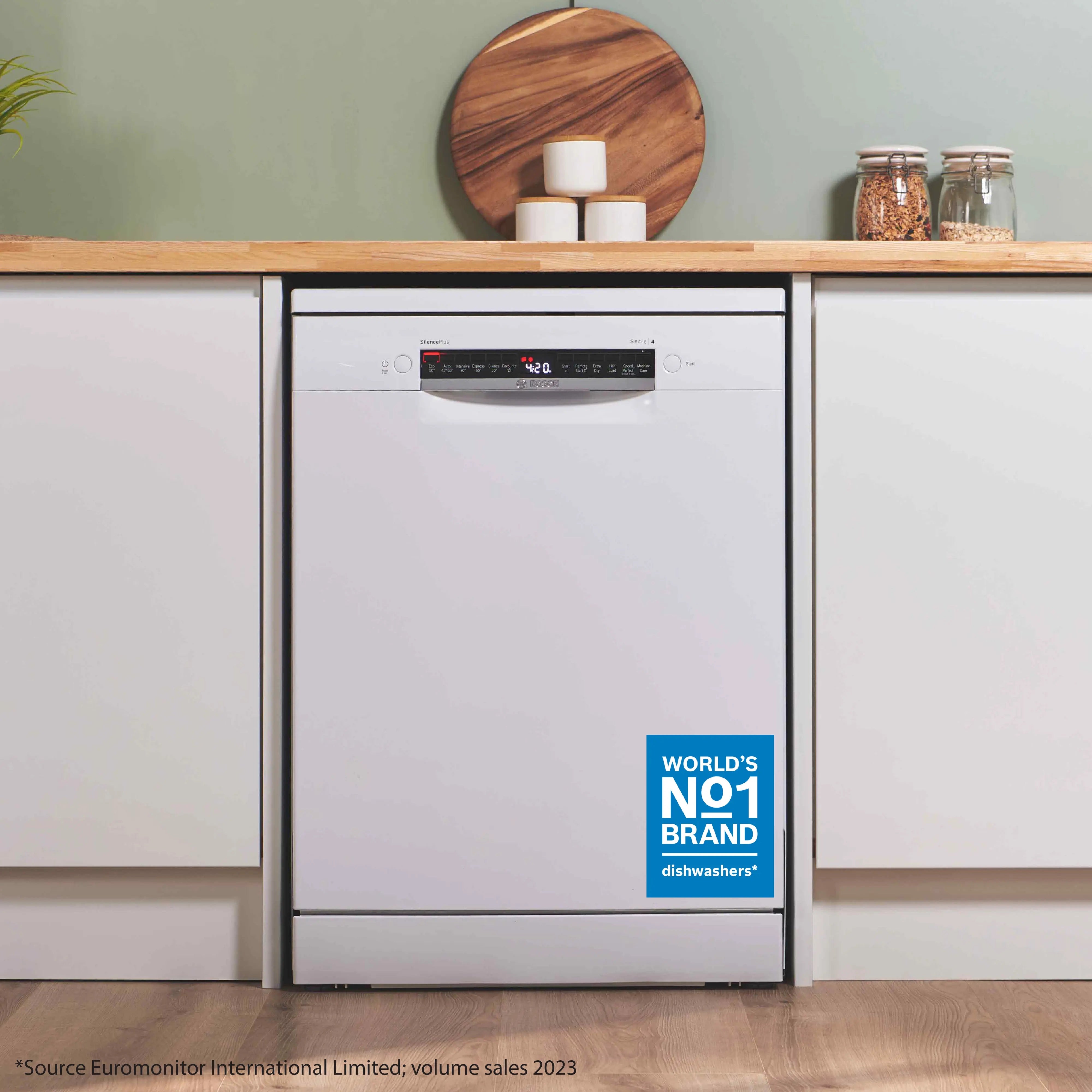 Bosch Series 4 Free-standing dishwasher 60 cm White - SMS4EKW06G