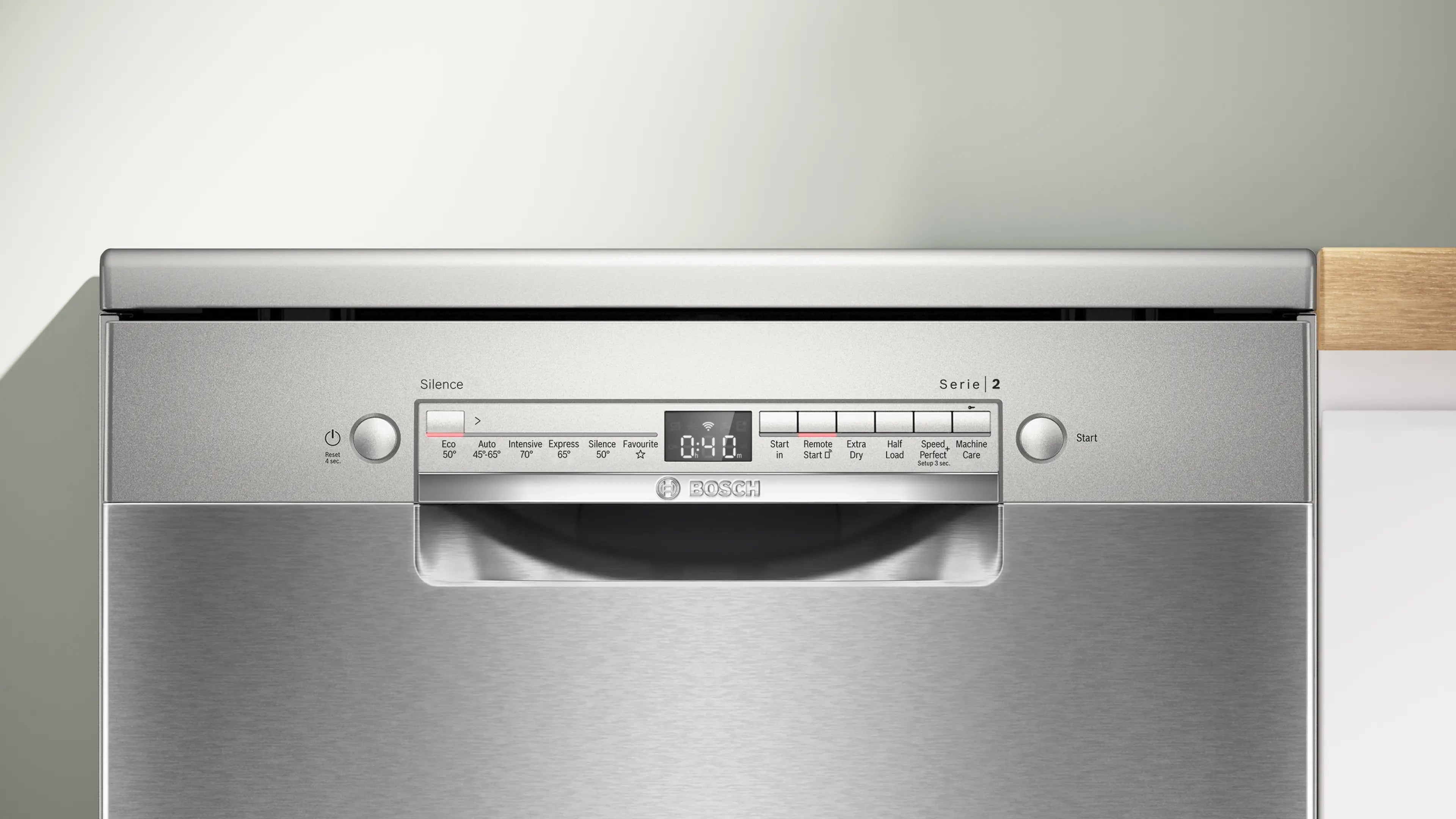 Bosch Series 2 Free-standing dishwasher 60 cm Brushed steel anti-fingerprint - SMS2HVI06G