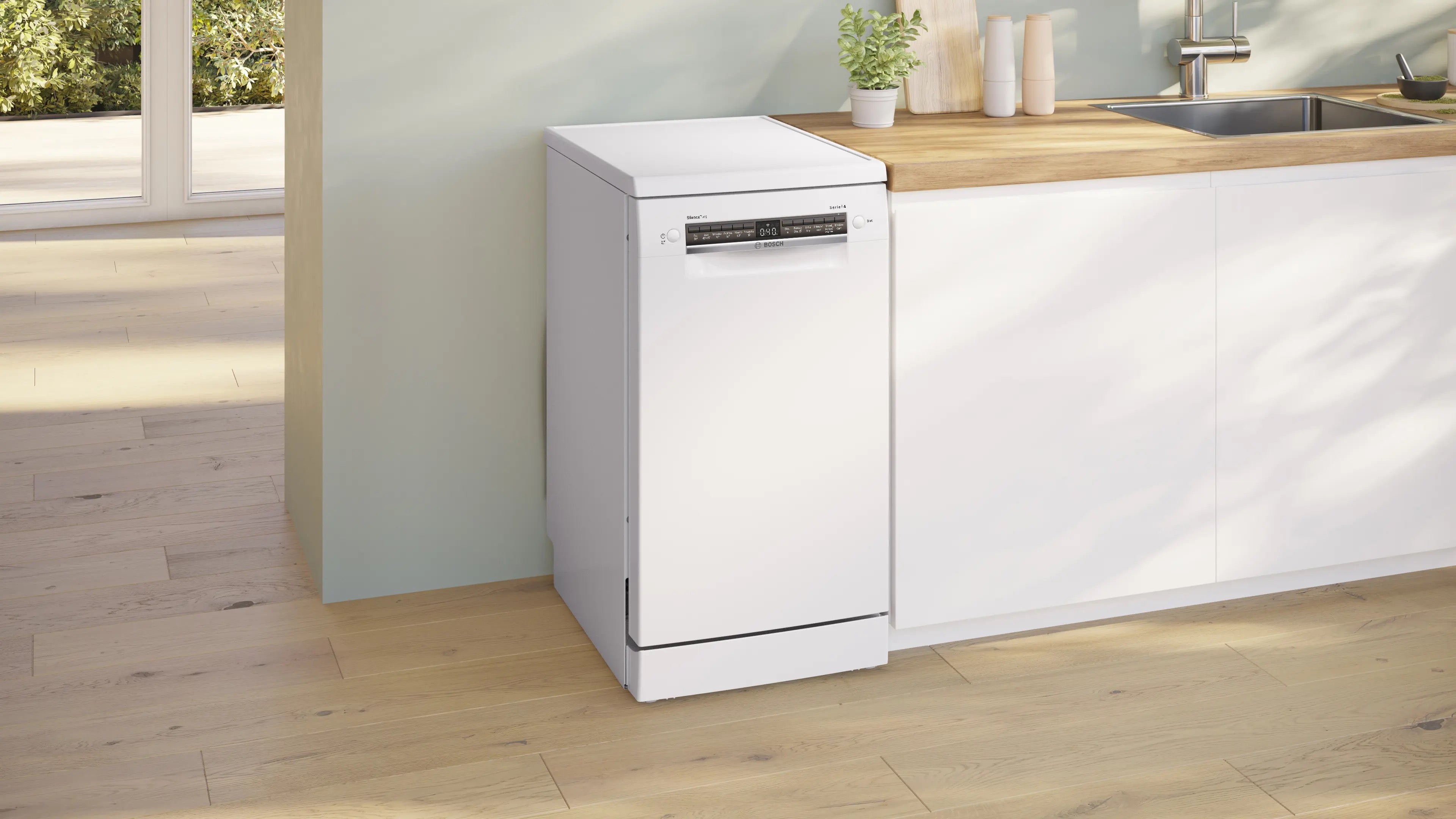 Bosch Series 4 Free-standing dishwasher 45 cm White - SPS4HMW14G