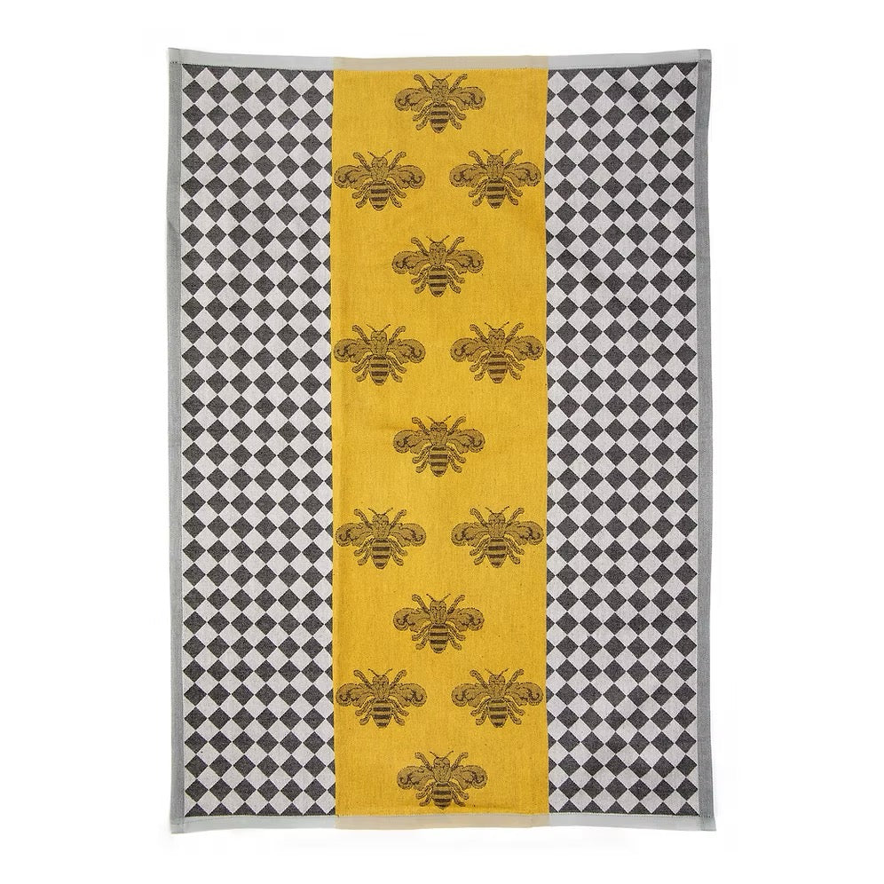 Mackenzie-Childs Queen Bee Woven Dish Towel