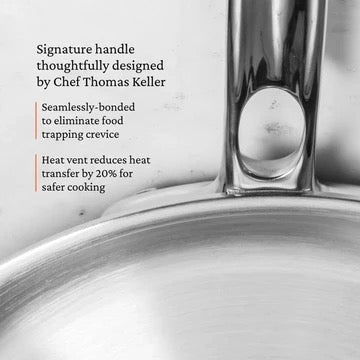 Hestan ProBond Luxe Induction Polished Stainless Steel Pan Set: 10 Piece
