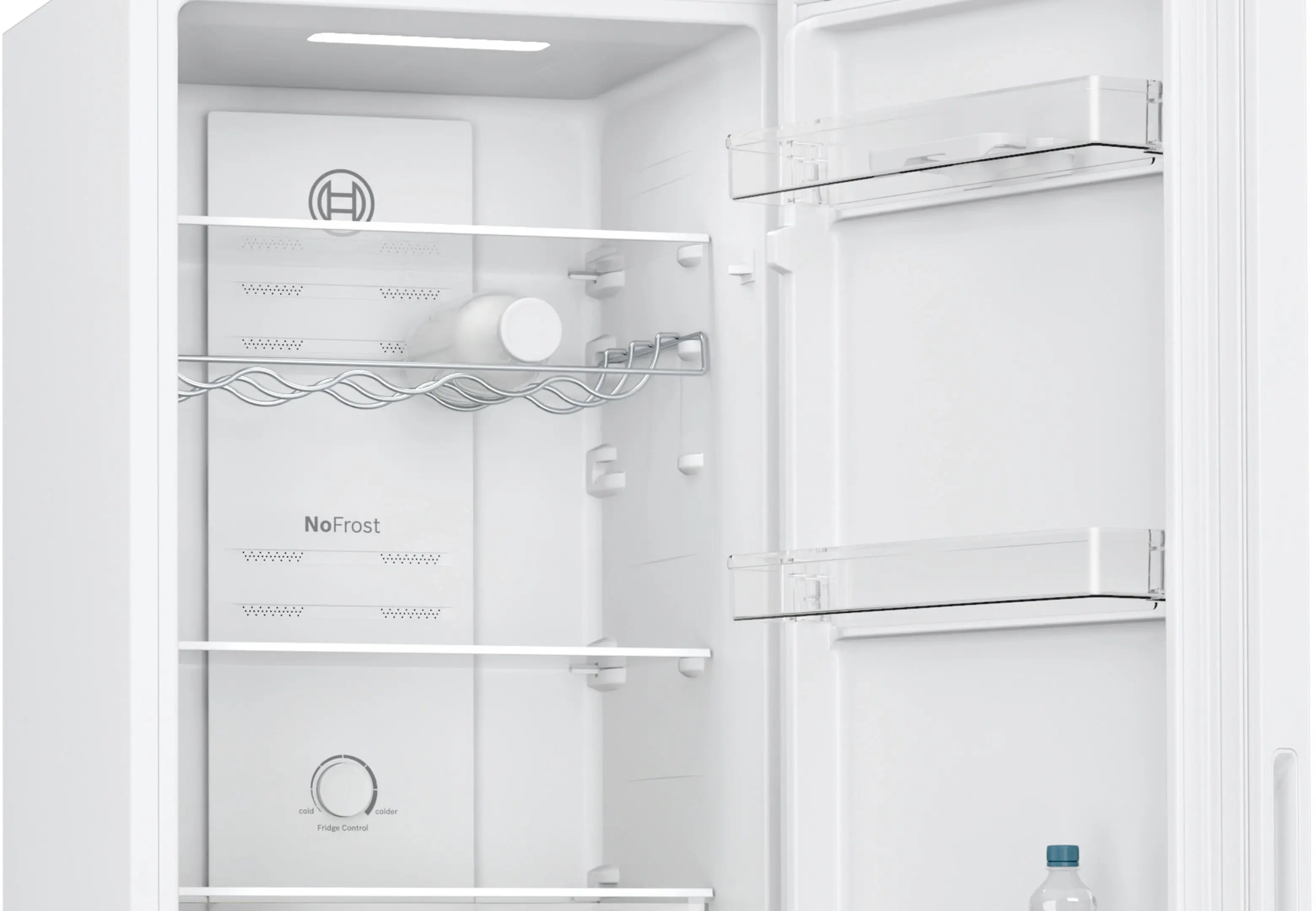 Bosch Series 2 Free-standing fridge-freezer with freezer at bottom 182.4 x 55 cm White - KGN27NWEAG