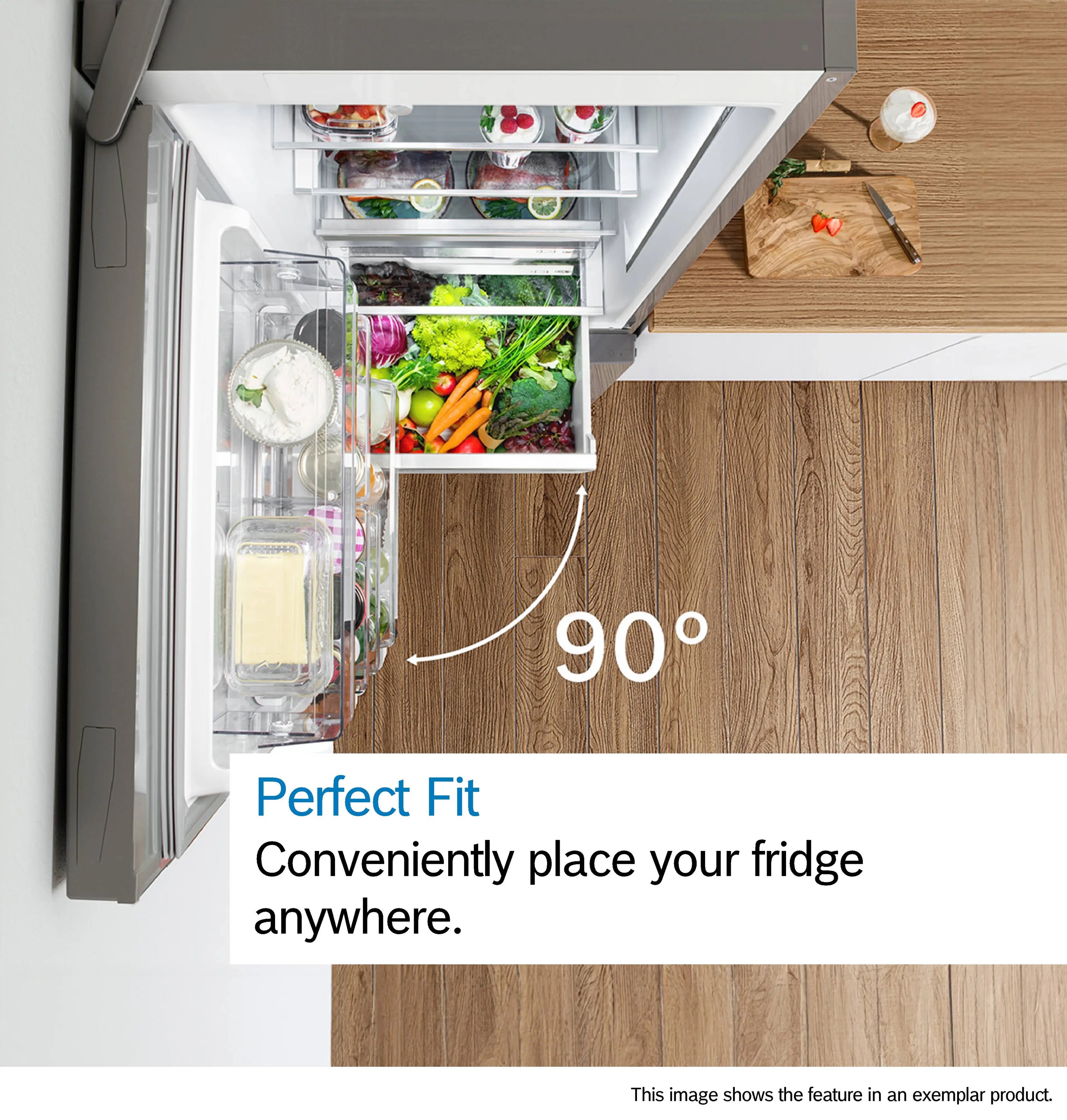 Bosch Series 4 Free-standing fridge-freezer 203 x 60 cm - KGN39OCAFG