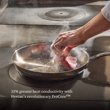 Hestan ProBond Luxe Induction Polished Stainless Steel Pan Set: 10 Piece