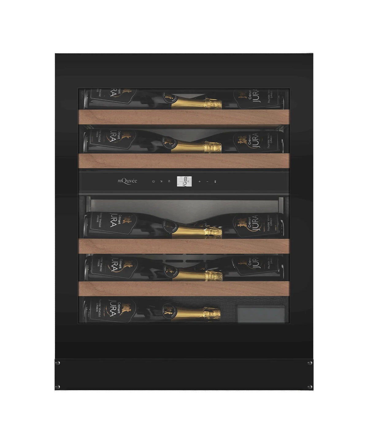 MQuvee Built-In Wine Fridge - WineCave Exclusive 700 60D Slim - Push/Pull