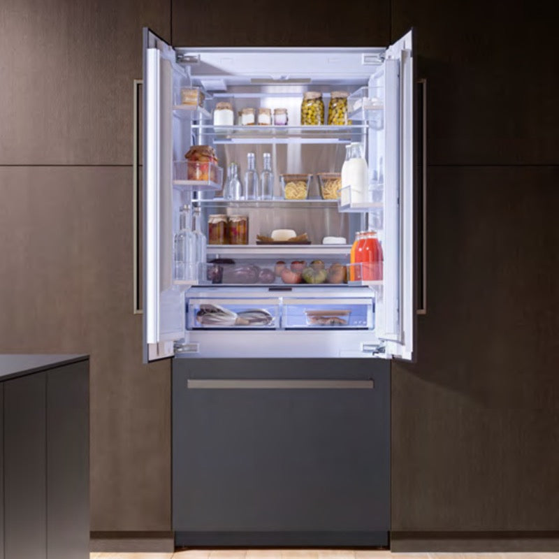 Bertazzoni Carbonio Door Panel for 90cm French Door Refrigerator