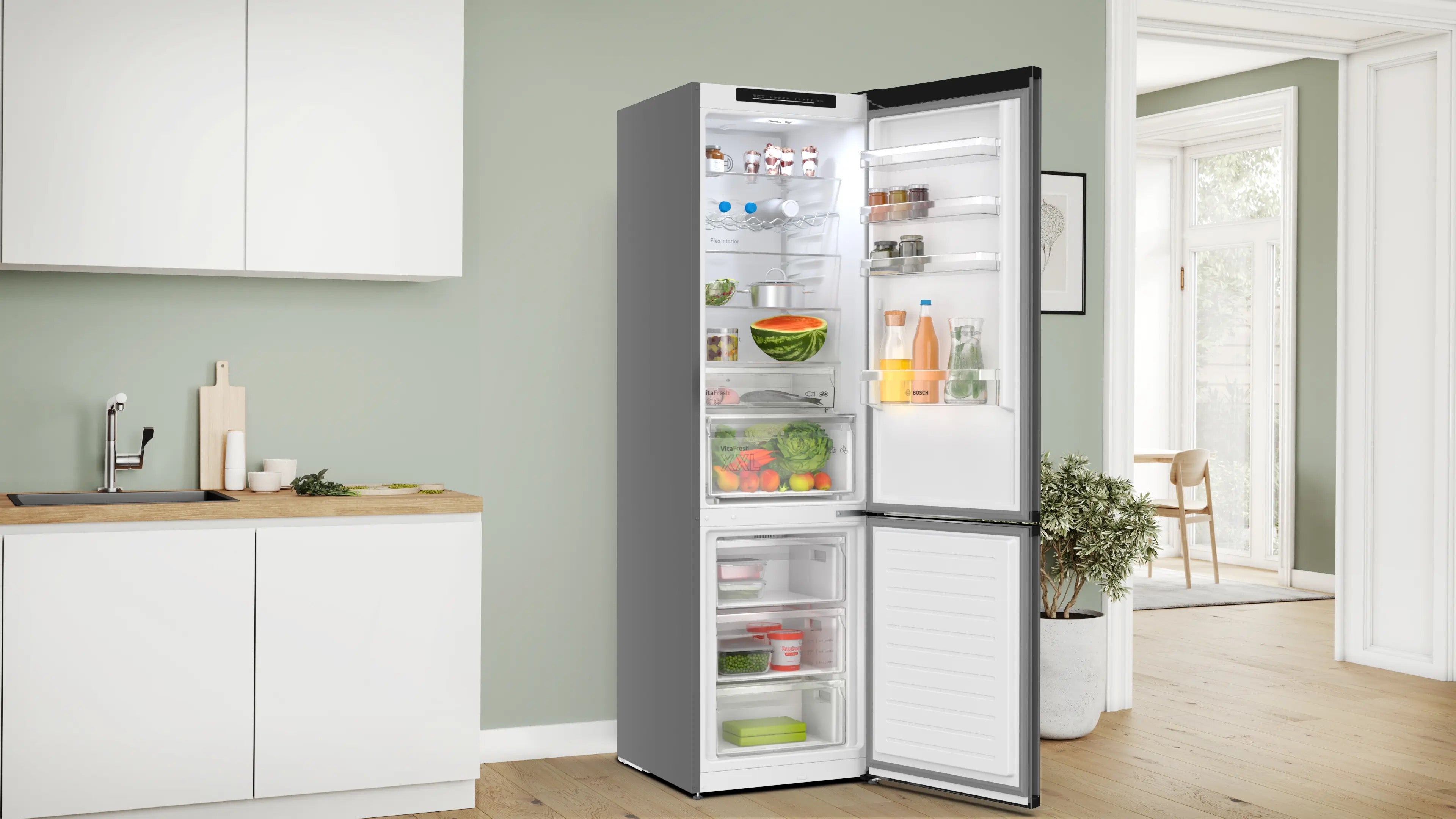 Bosch Series 4 Free-standing fridge-freezer 203 x 60 cm - KGN39OCAFG