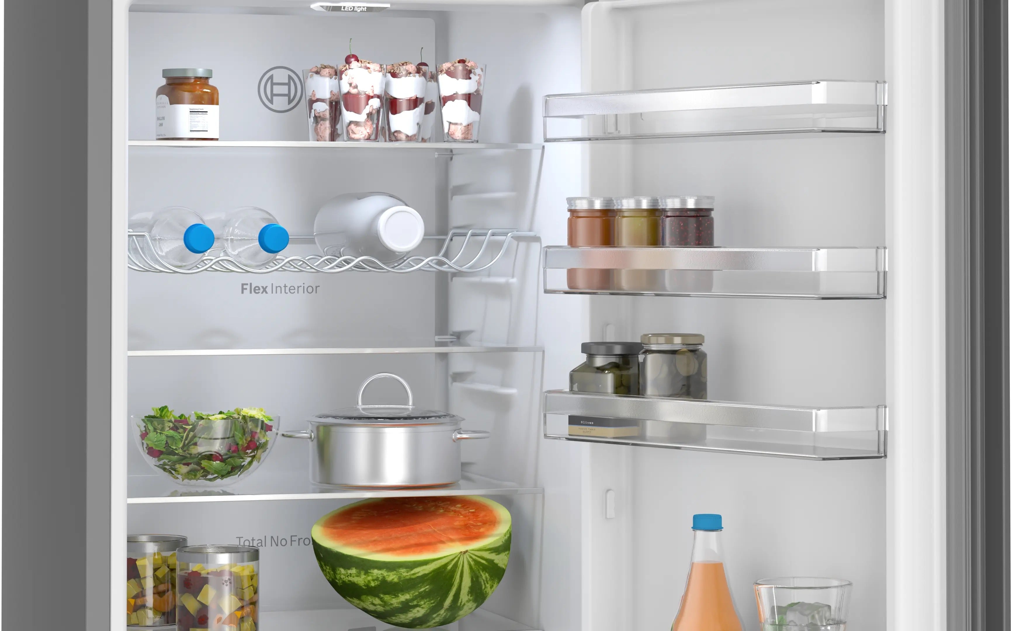 Bosch Series 4 Free-standing fridge-freezer 203 x 60 cm - KGN39OCAFG