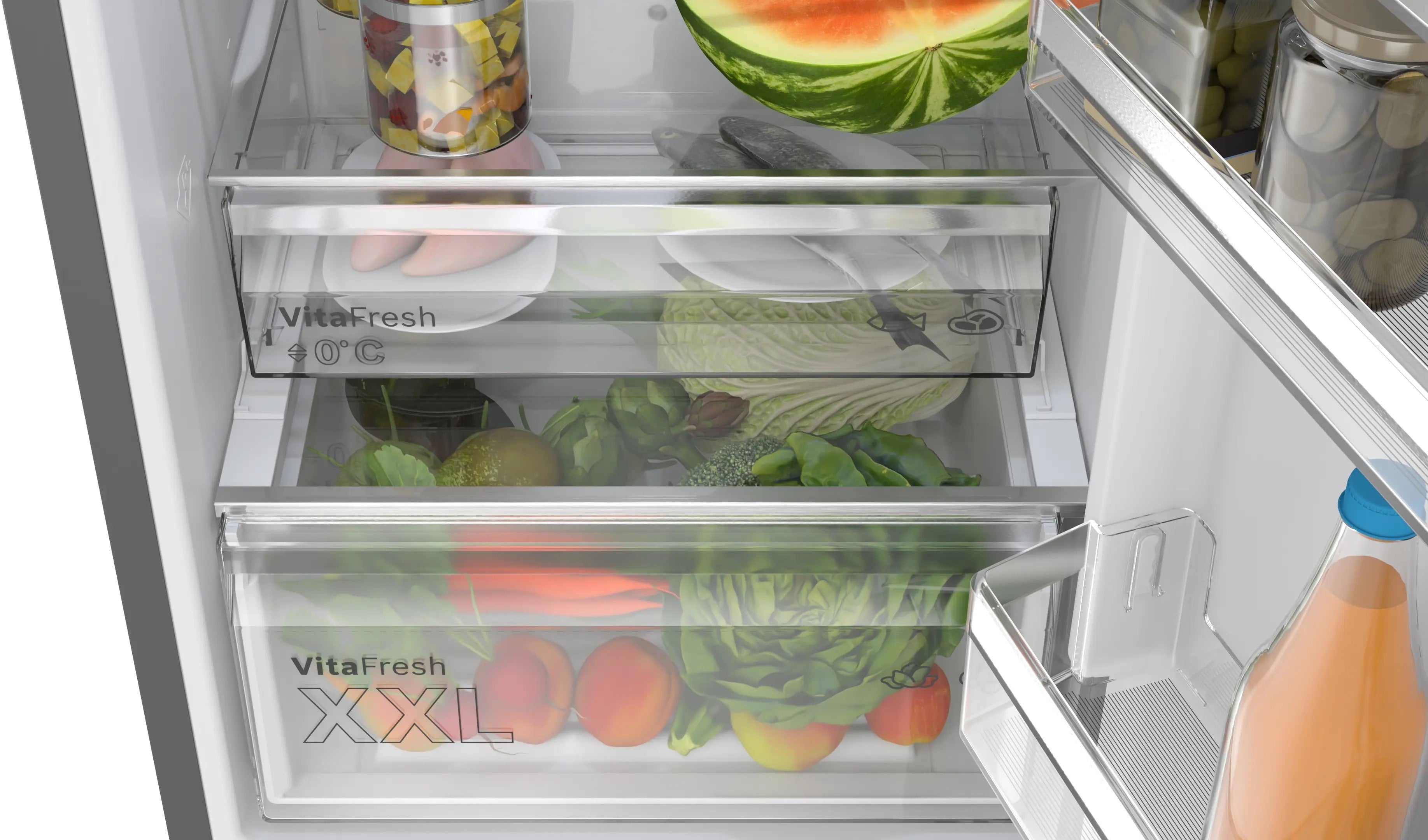 Bosch Series 4 Free-standing fridge-freezer 203 x 60 cm - KGN39OCAFG