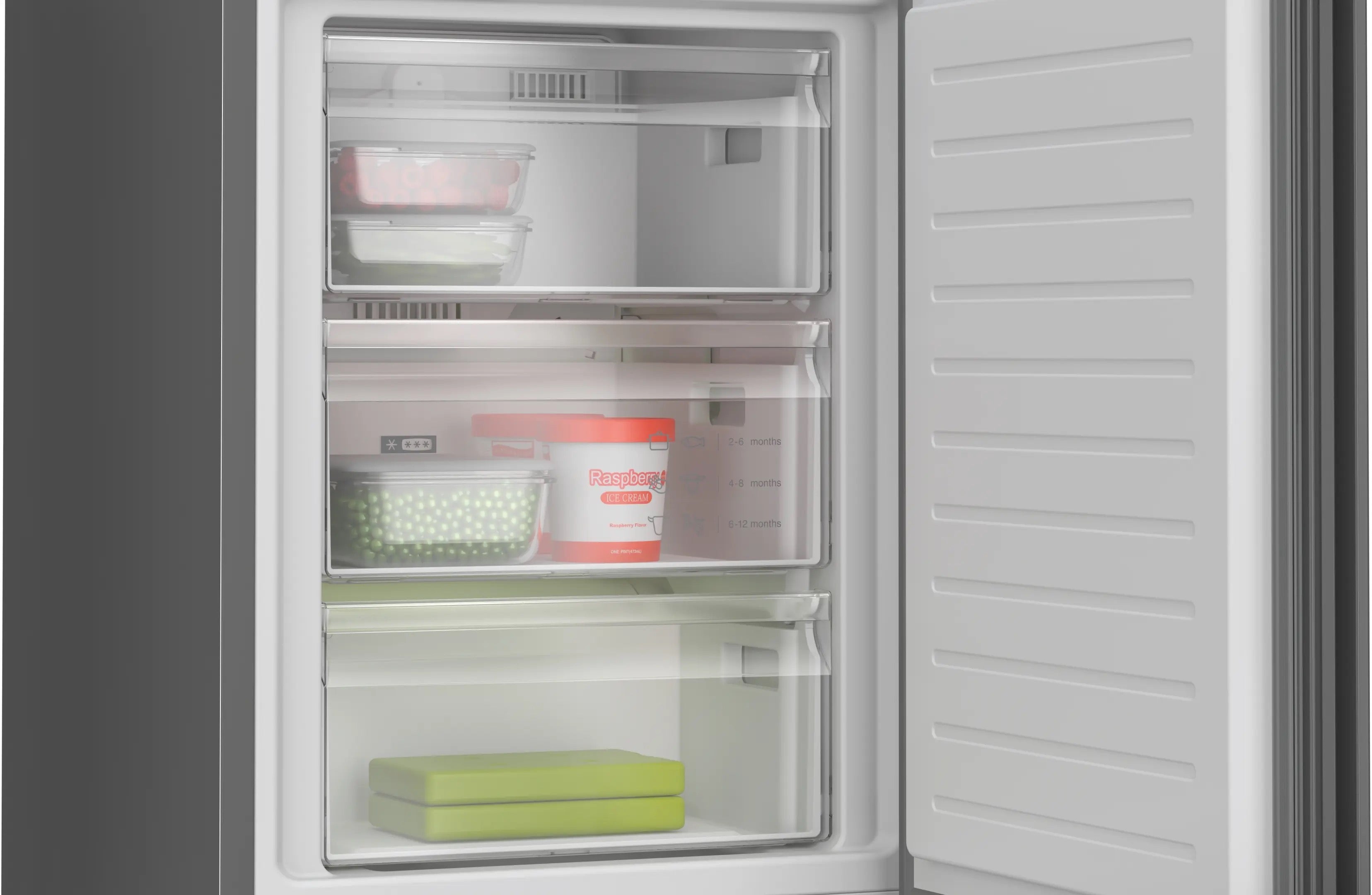 Bosch Series 4 Free-standing fridge-freezer 203 x 60 cm - KGN39OCAFG