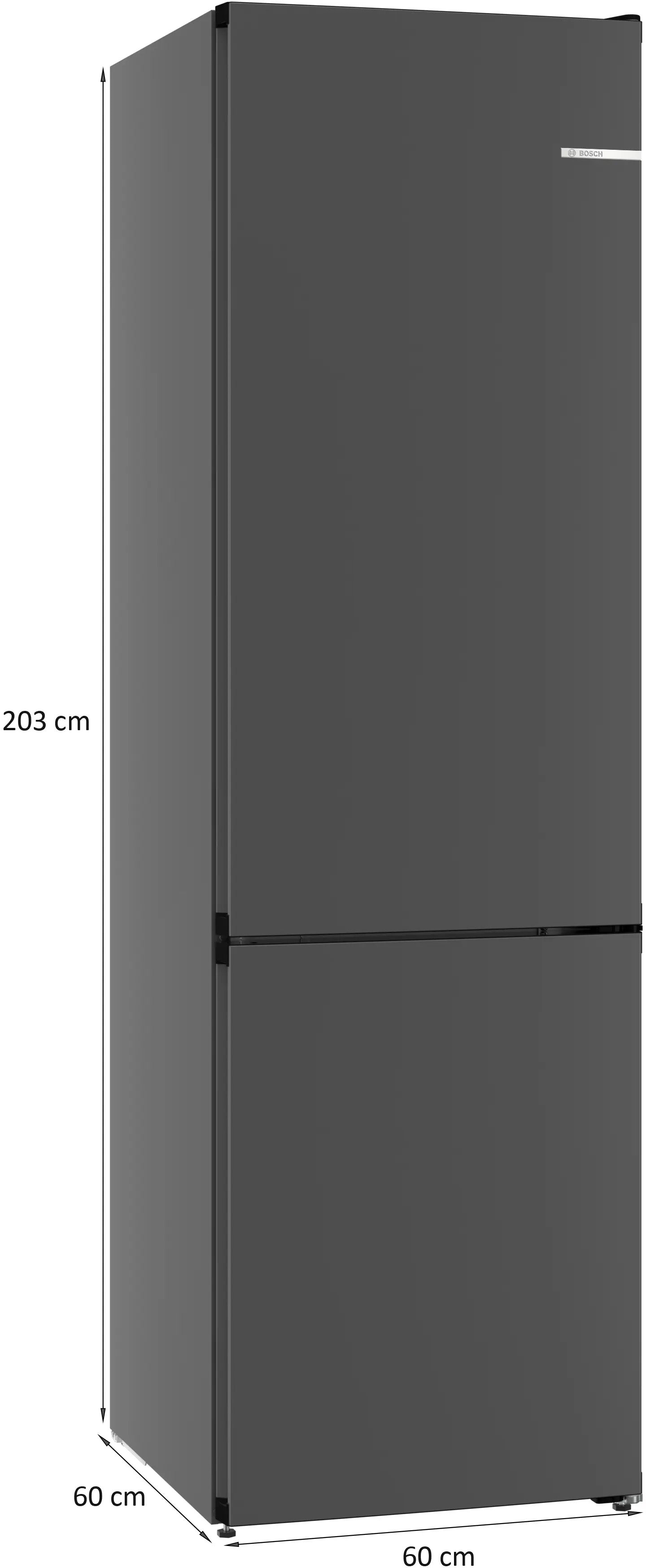 Bosch Series 4 Free-standing fridge-freezer 203 x 60 cm - KGN39OCAFG