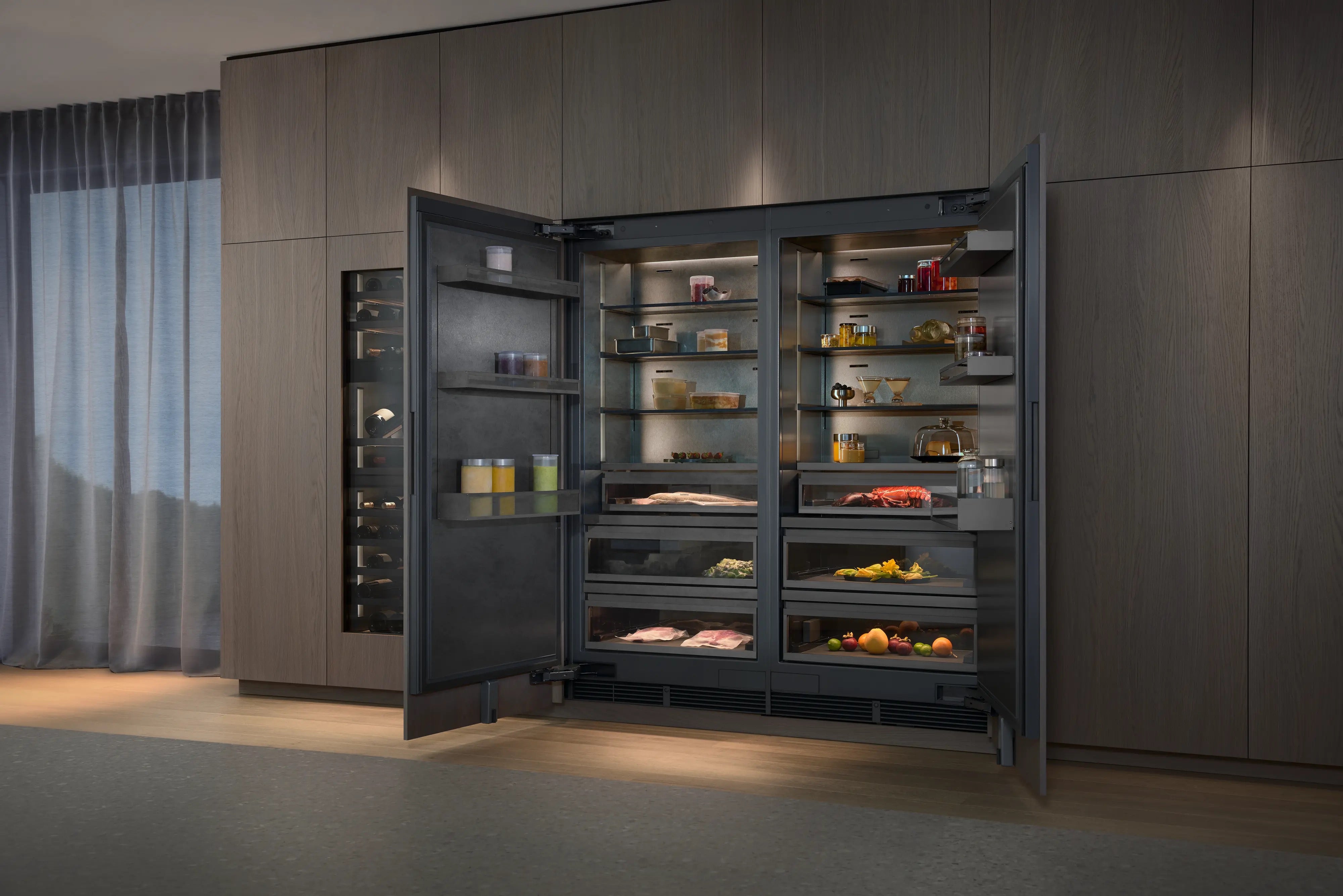 Gaggenau Vario cooling Expressive series refrigerator 213.4 x 90 cm